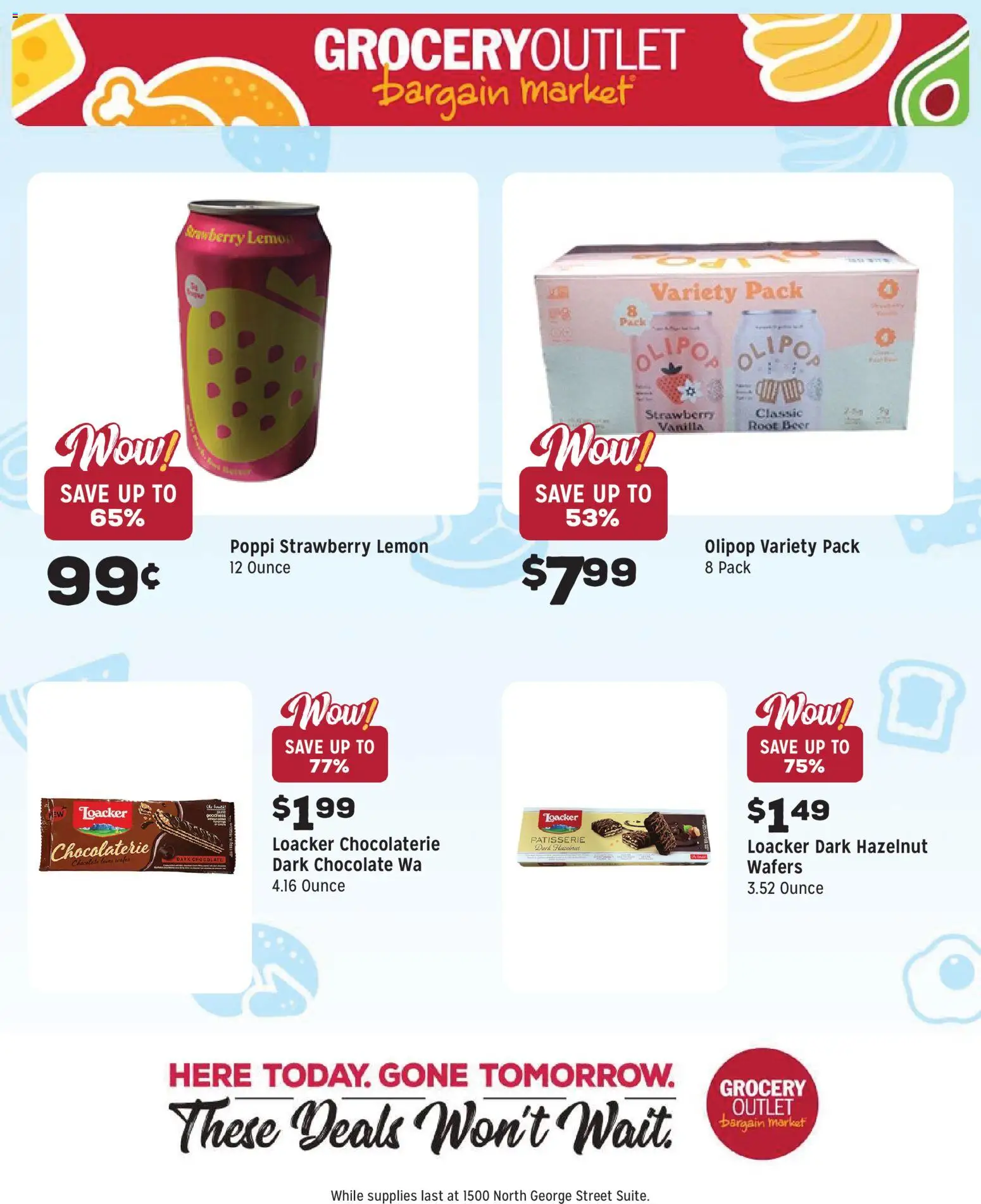 Grocery Outlet Weekly Ad - PA - valid from 17.12.2025 | Page: 8 | Products: Chocolate, Beer, Water, Lemon