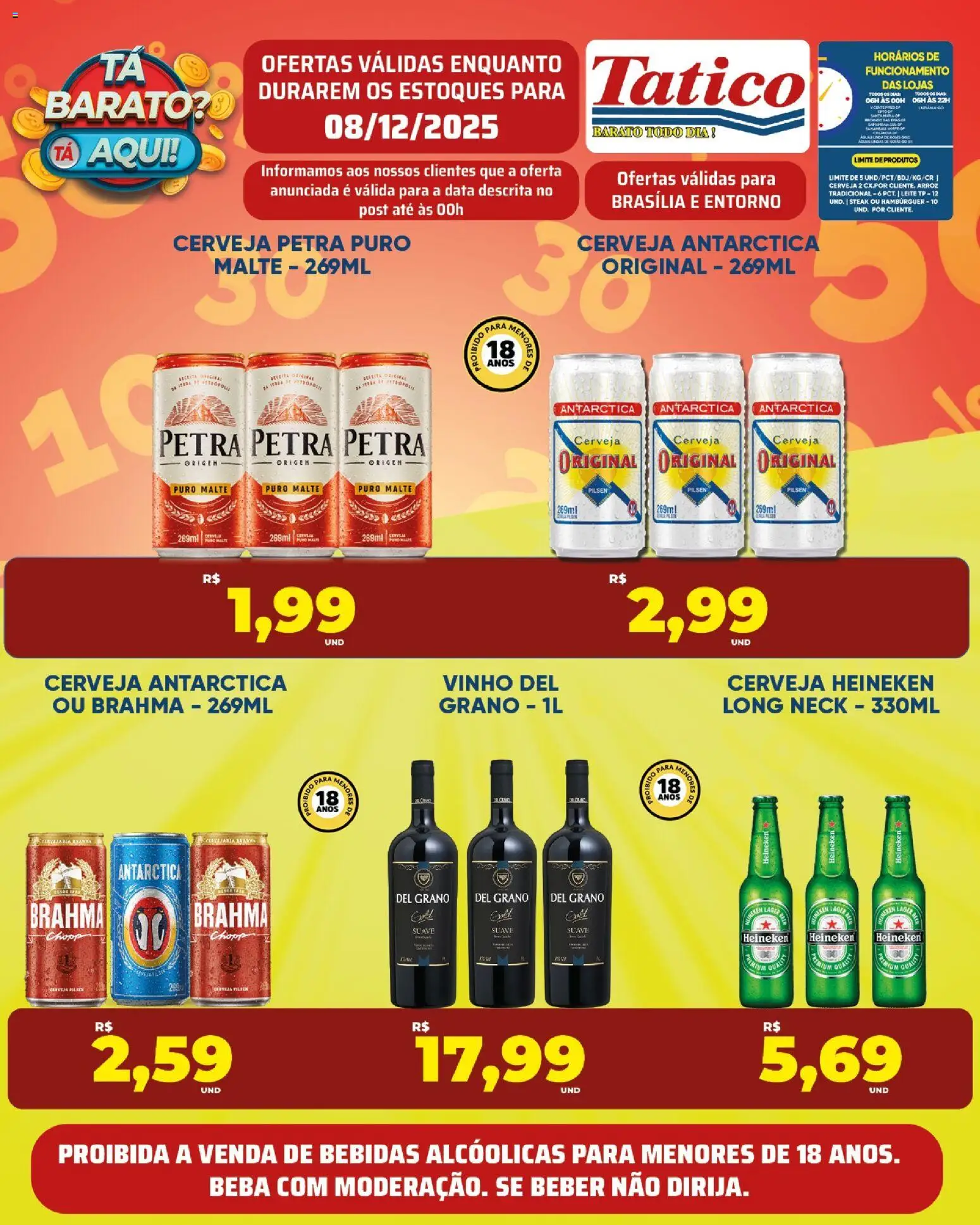 Tatico Folheto - válido de 09.12.2025 | Página: 27 | Produtos: Cerveja, Cerveja Heineken, Hambúrguer, Pia