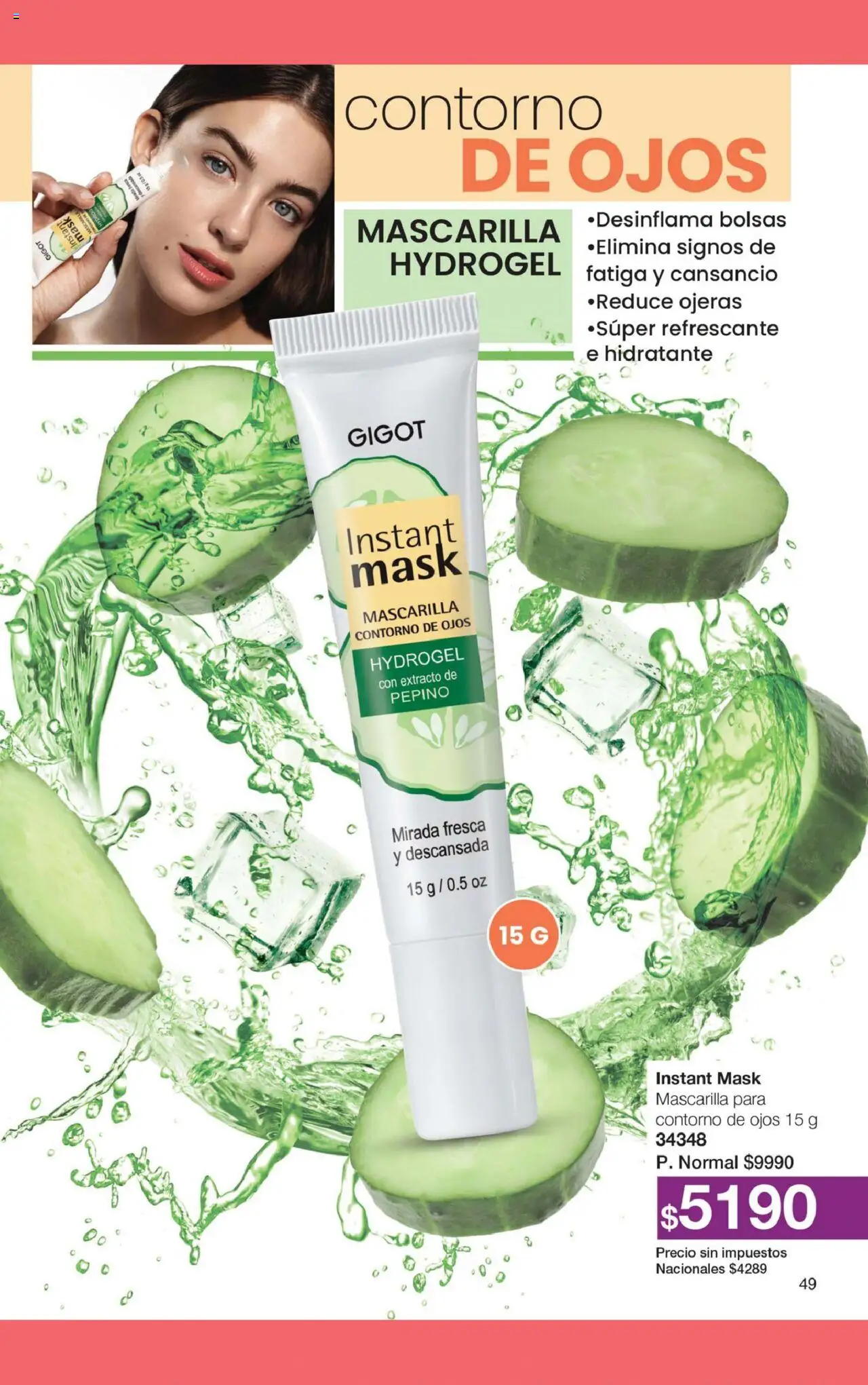 Gigot catálogo │ válido desde el 01.11.2025 | Página: 55 | Productos: Mascarilla, Contorno de ojos, Contorno
