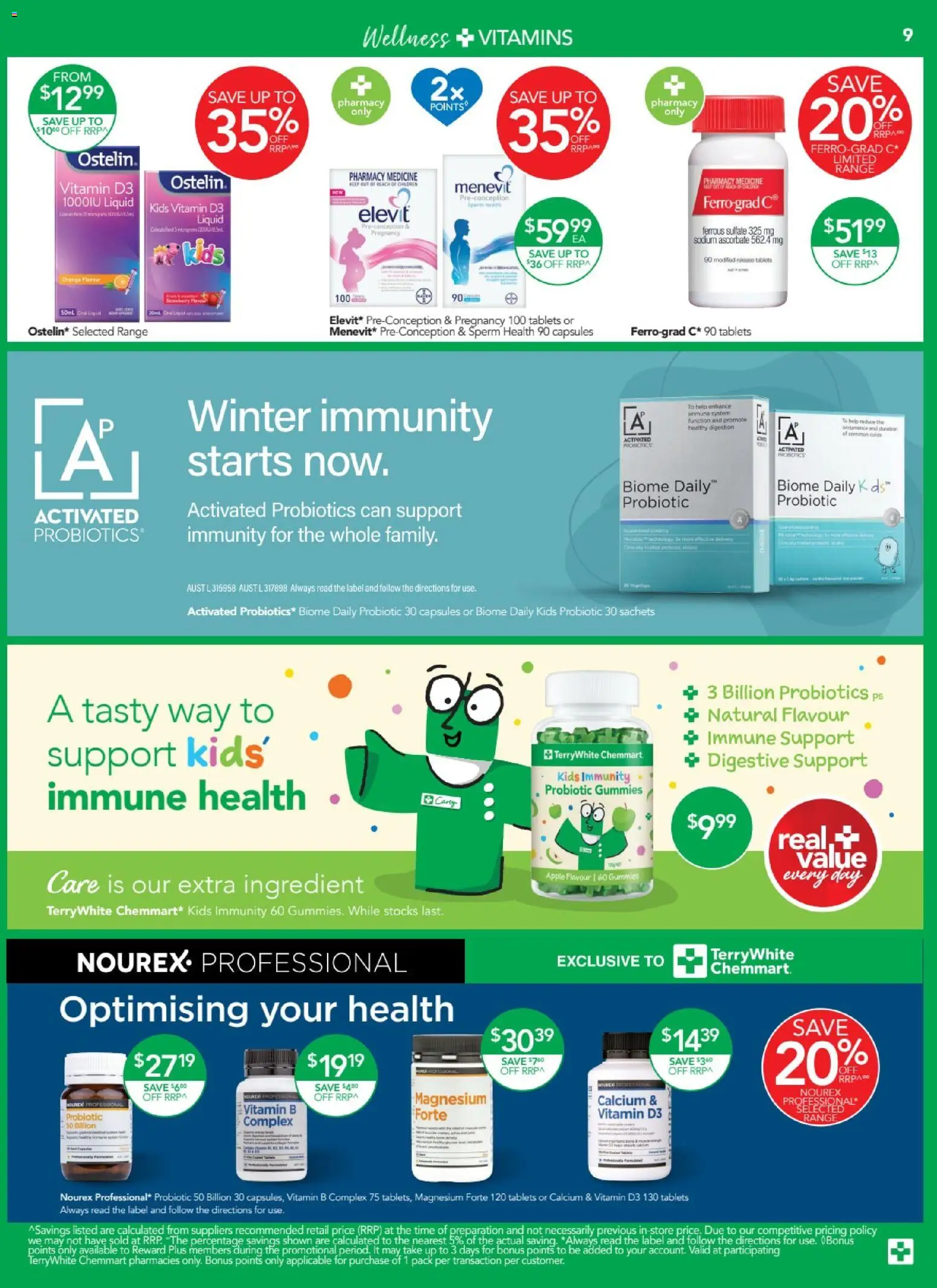 Terry White catalogue - valid from 16.04.2026 | Page: 9 | Products: Tablets, Vitamin