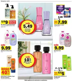 Preview of Meijer weekly ads valid from 11.03.2026 | Page: 29 | Products: Butter, Oil, Pads, Body Wash