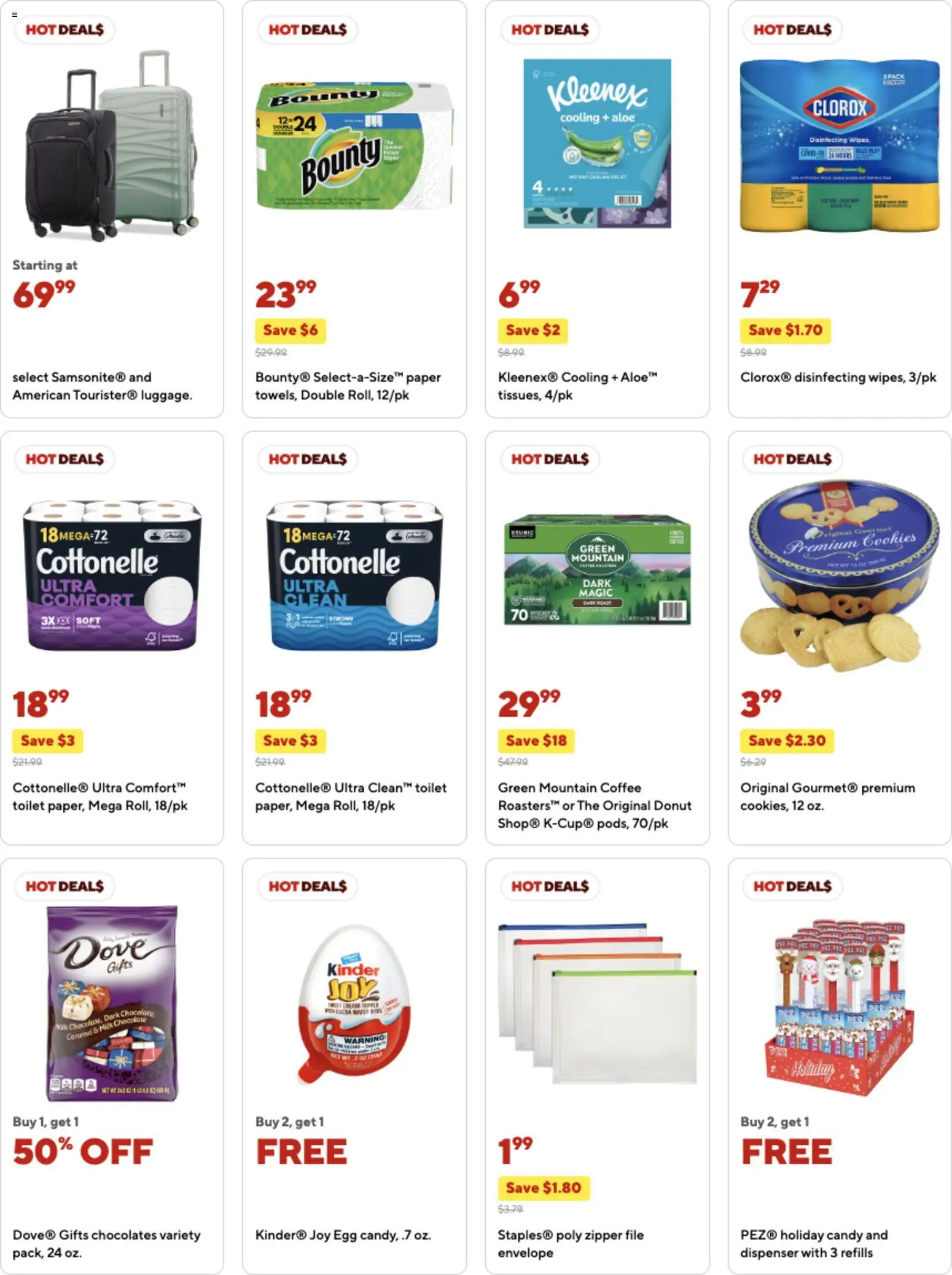 Staples Weekly Ad - valid from 02.11.2025 | Page: 12 | Products: Milk, Coffee, Chocolate, Cookies