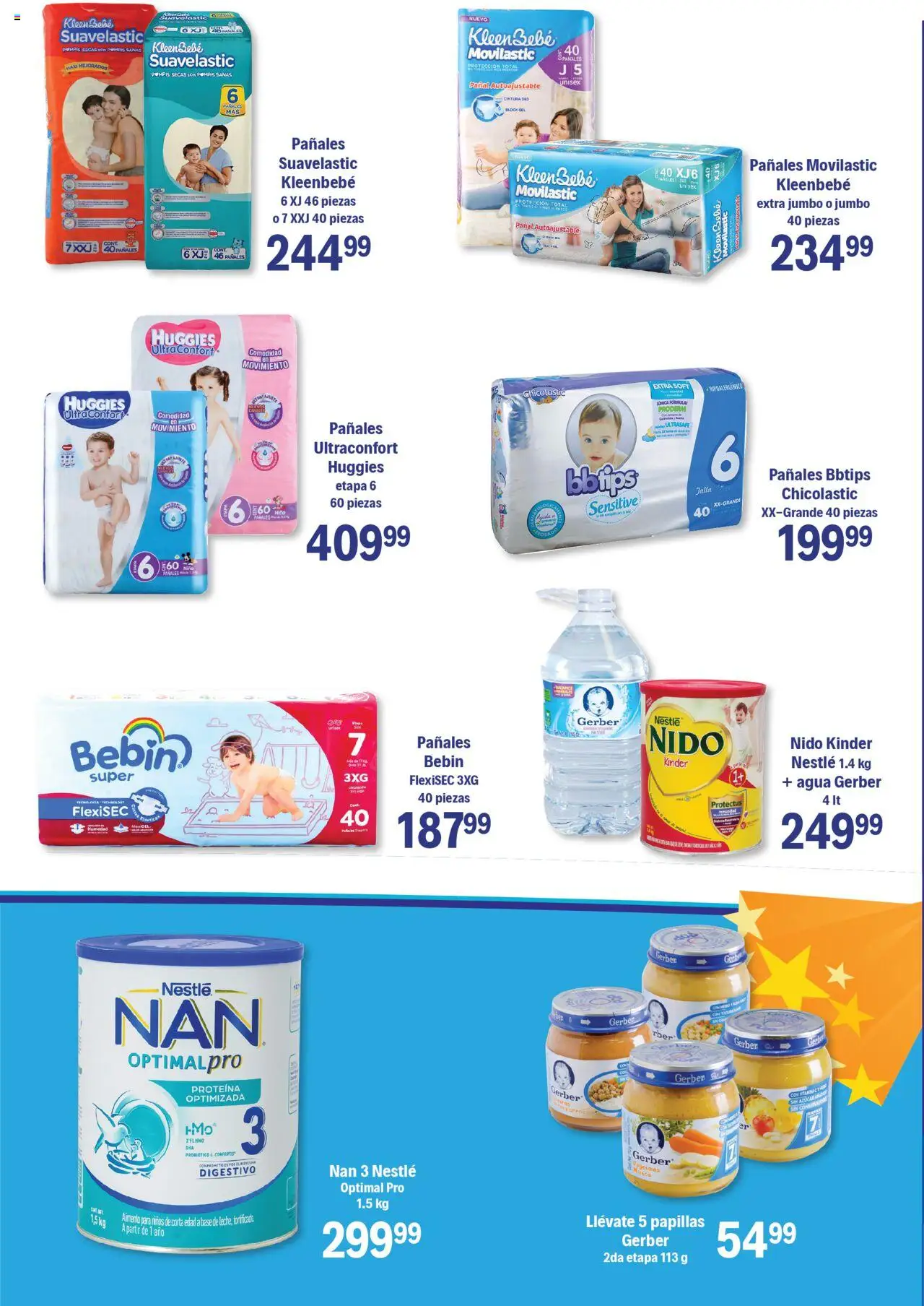Nuevas ofertas de S-Mart válidas en toda la República Mexicana desde el 26.09.2025. ¡Encuentra las mejores ofertas en S-Mart - Folleto de Feria - Monterrey! | Página: 5 | Productos: Azúcar, Agua, Pañales