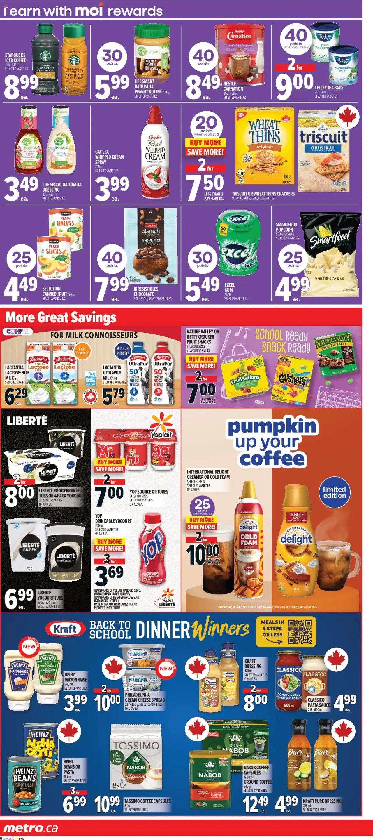 Metro flyer valid from 11.09.2025 | Page: 11 | Products: Cream, Butter, Cheese, Pumpkin