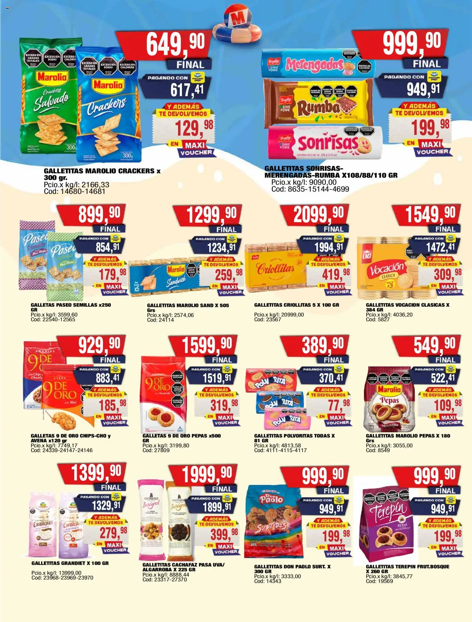 Maxiconsumo ofertas │ válido desde el 02.02.2026 | Página: 7 | Productos: Galletitas, Avena, Semillas, Galletas