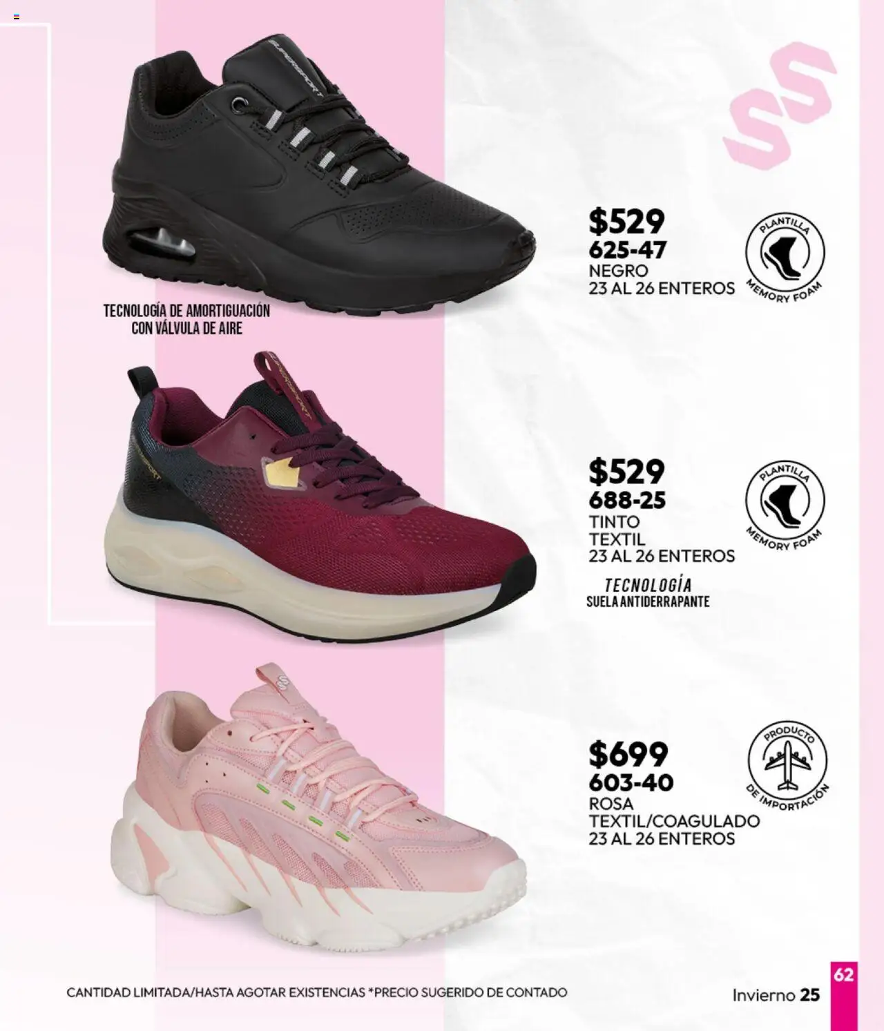 Nuevas ofertas de Cklass válidas en toda la República Mexicana desde el 16.09.2025. ¡Encuentra las mejores ofertas en Cklass - Catálogo Invierno Sportbrands! | Página: 63 | Productos: Válvula