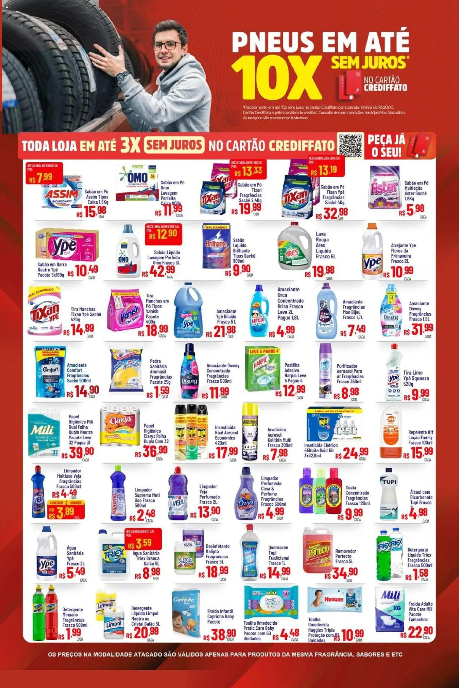 Max Atacadista Folheto - válido de 12.01.2026 | Página: 6 | Produtos: Sabão em pó, Flores, Caixa, Amaciante