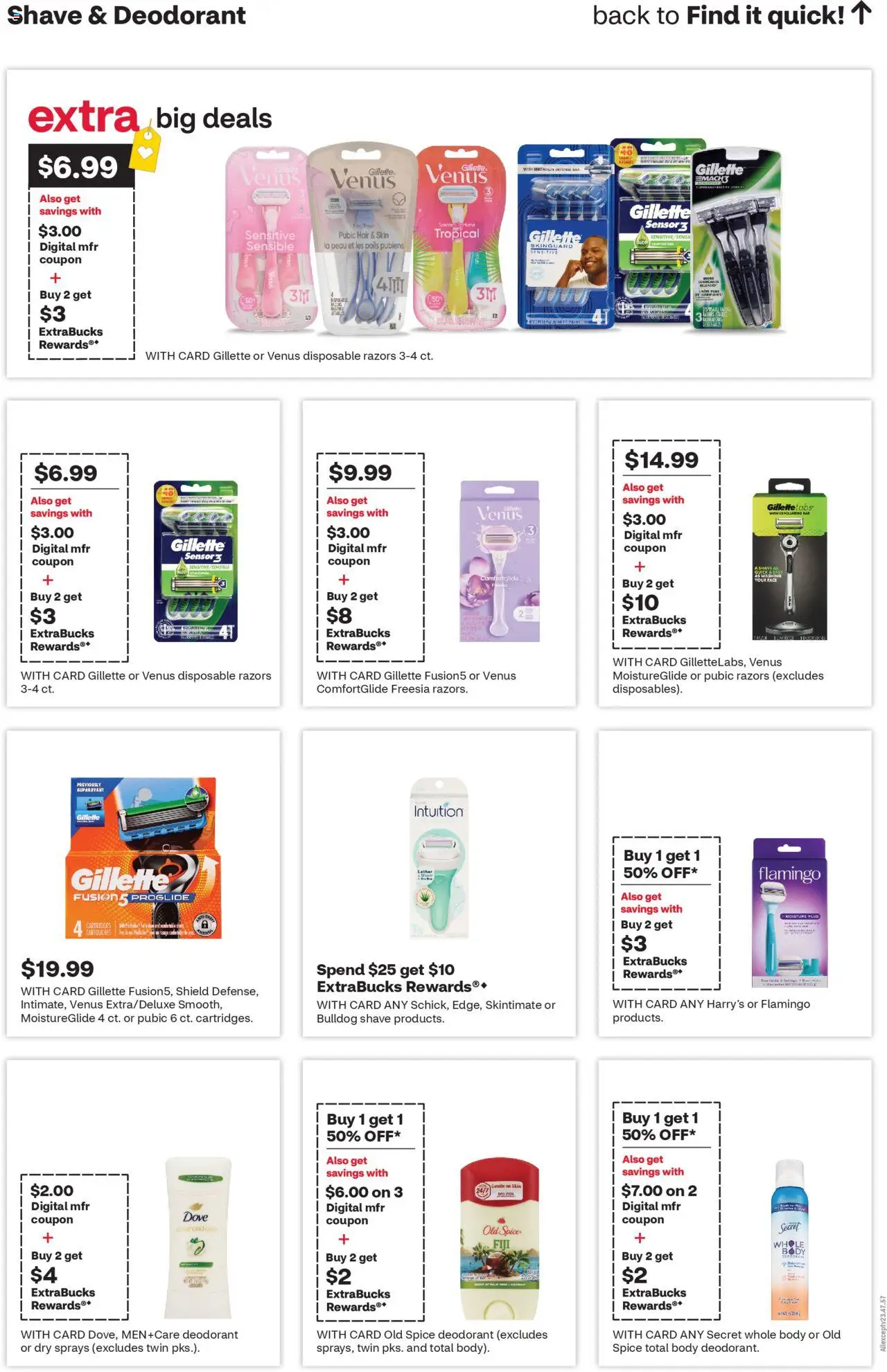 CVS Pharmacy Weekly Ad - CT - valid from 28.09.2025 | Page: 14 | Products: Fusion, Deodorant