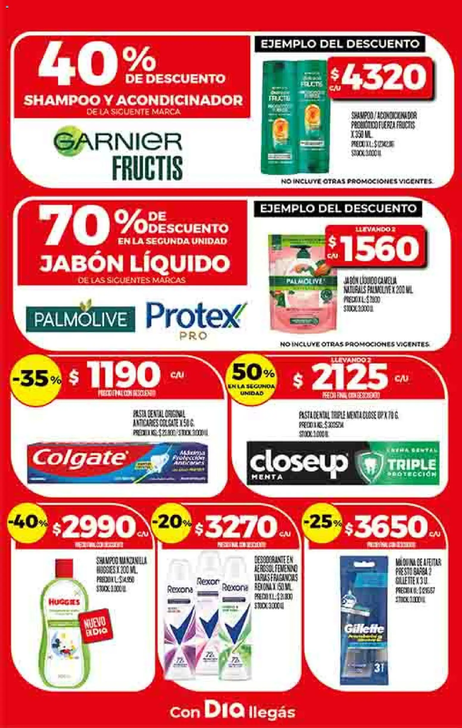 Supermercado DIA Ofertas │ válido desde el 11.02.2026 | Página: 21 | Productos: Shampoo, Acondicionador, Jabón, Pasta
