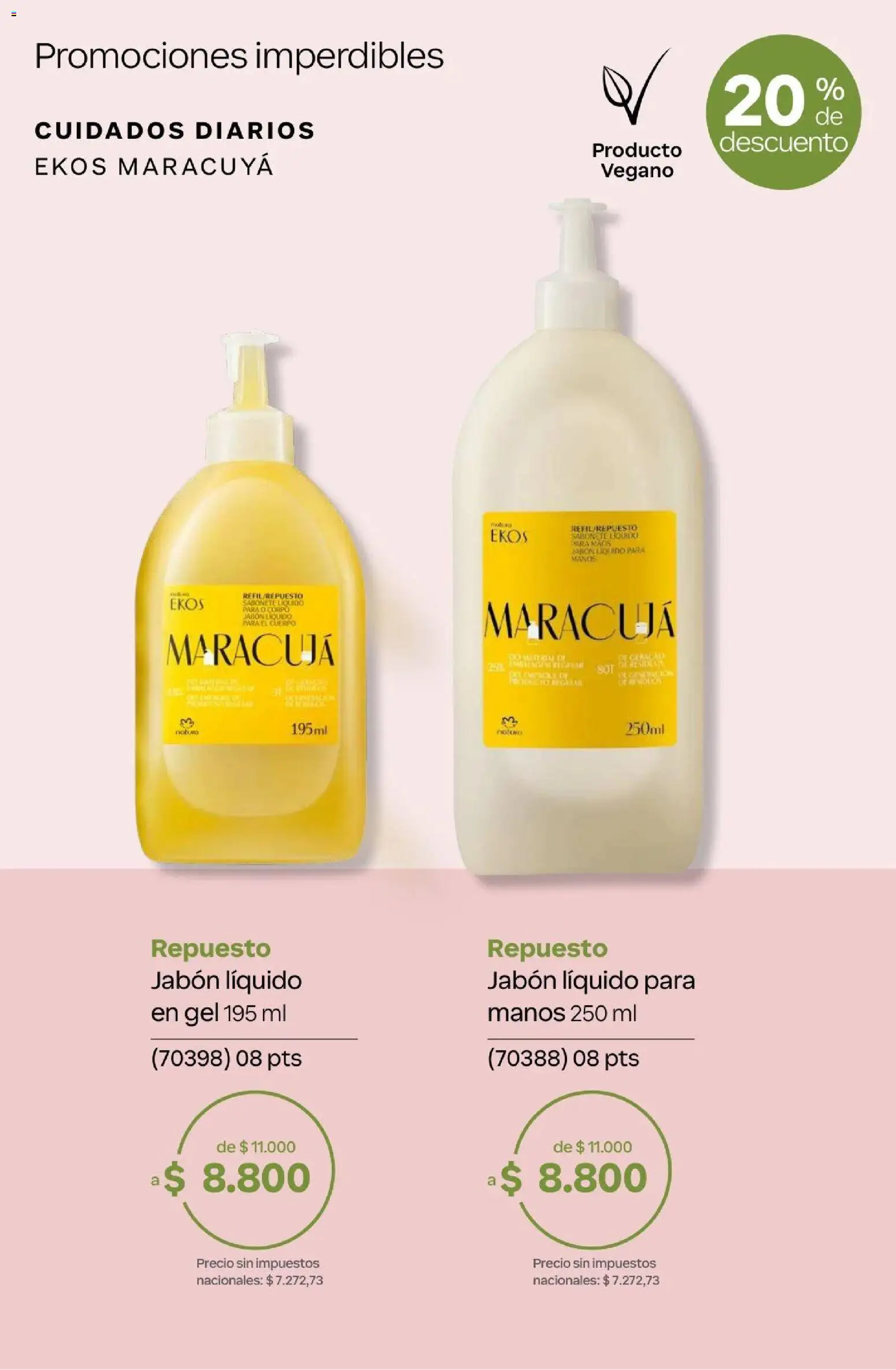 Natura Catálogo Ciclo 4/2026 │ válido desde el 01.04.2026 | Página: 58 | Productos: Jabón líquido, Jabón