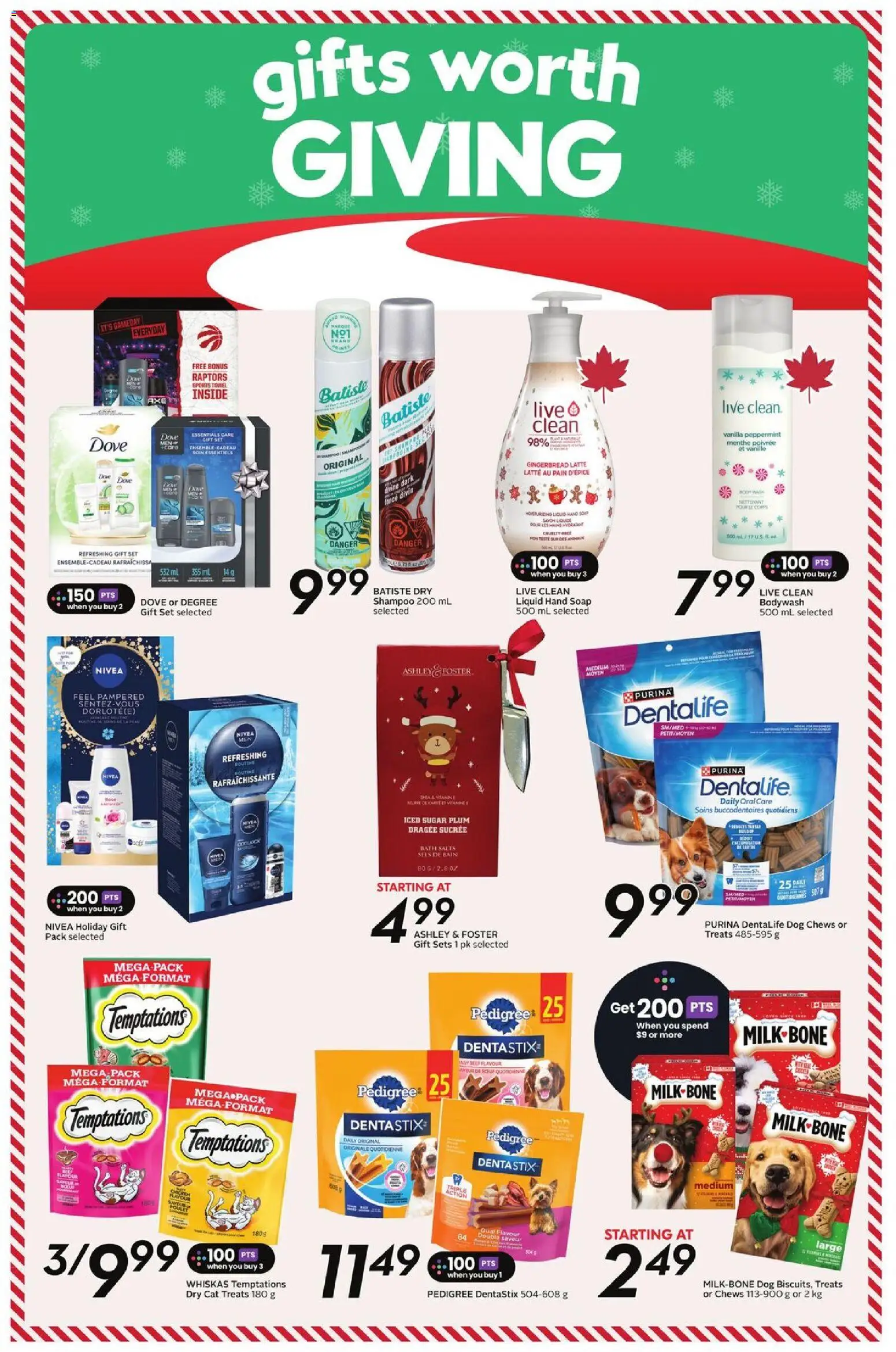 Sobeys flyer valid from 11.12.2025 | Page: 16 | Products: Shampoo, Soap, Bath