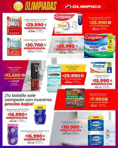 Olímpica - Olimpiadas, con nuestras ofertas siempre ganas -  Vista previa de la revista de la tienda Olímpica valido desde el 13.02.2026 | Página: 18 | Productos: Almendra, Crema, Avena, Enjuague bucal