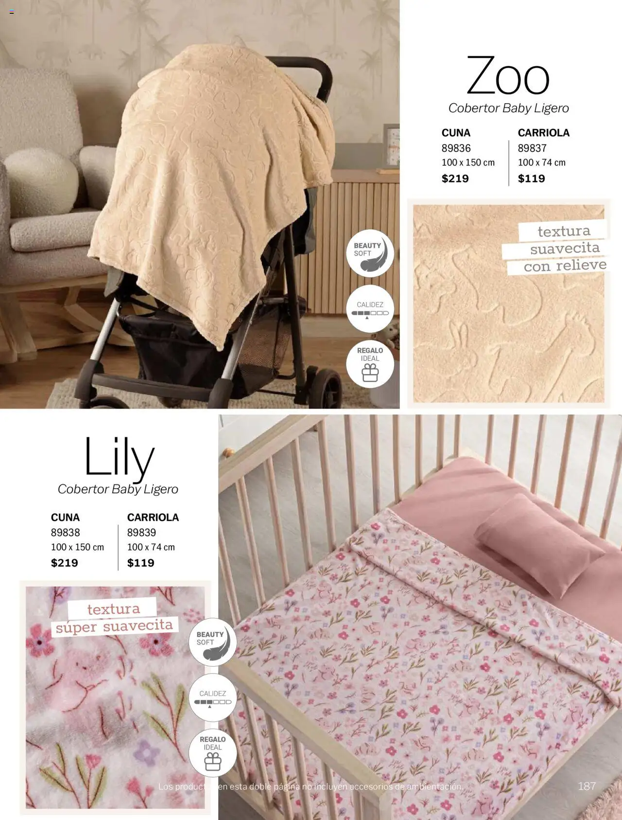 Nuevas ofertas de Vianney válidas en toda la República Mexicana desde el 15.08.2025. ¡Encuentra las mejores ofertas en Vianney - Catálogo Invierno! | Página: 189 | Productos: Carriola, Cobertor, Cuna