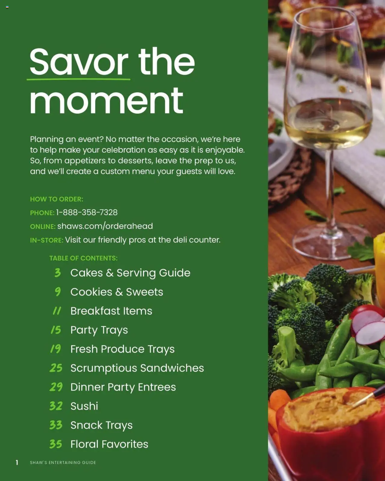 Shaw's Entertaining Guide - valid from 01.01.2025 | Page: 2 | Products: Table, Cookies, Phone