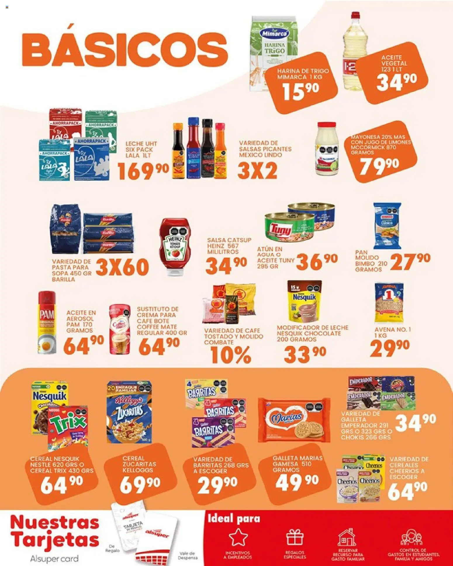 Nuevas ofertas de Alsuper válidas en toda la República Mexicana desde el 27.03.2026. ¡Encuentra las mejores ofertas en Alsuper folleto Saltillo! | Página: 6 | Productos: Crema, Chocolate, Pasta, Catsup