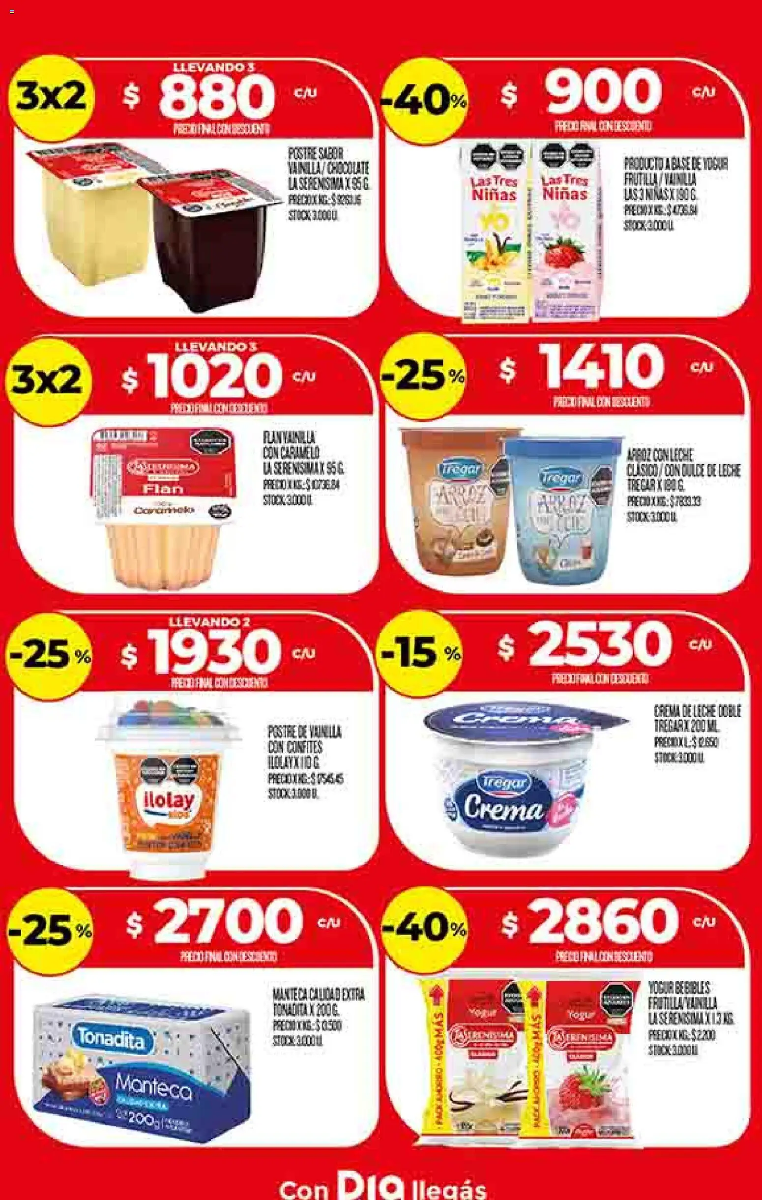 Dia - Ofertas - Salta y Jujuy │ válido desde el 14.01.2026 | Página: 7 | Productos: Dulce de leche, Leche, Chocolate, Arroz