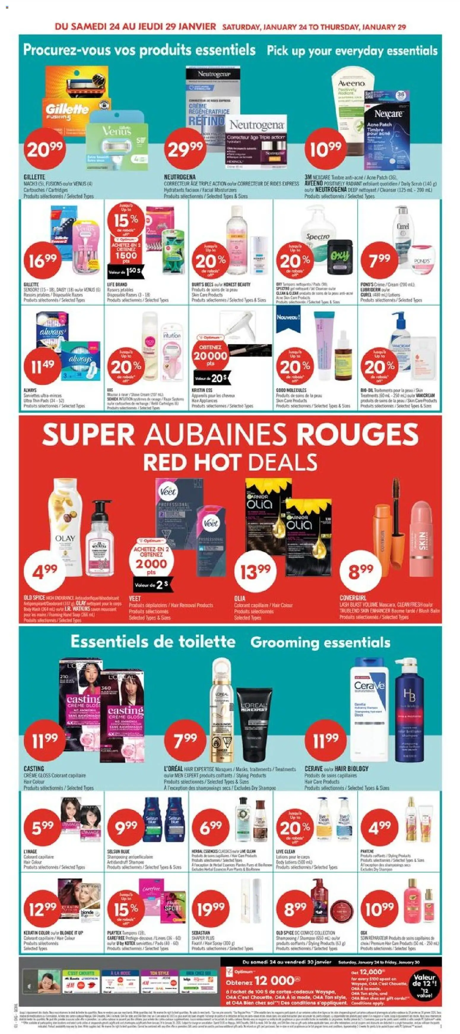 Pharmaprix flyer valid from 23.01.2026 | Page: 10 | Products: Cream, Mascara, Hair spray, Toilette