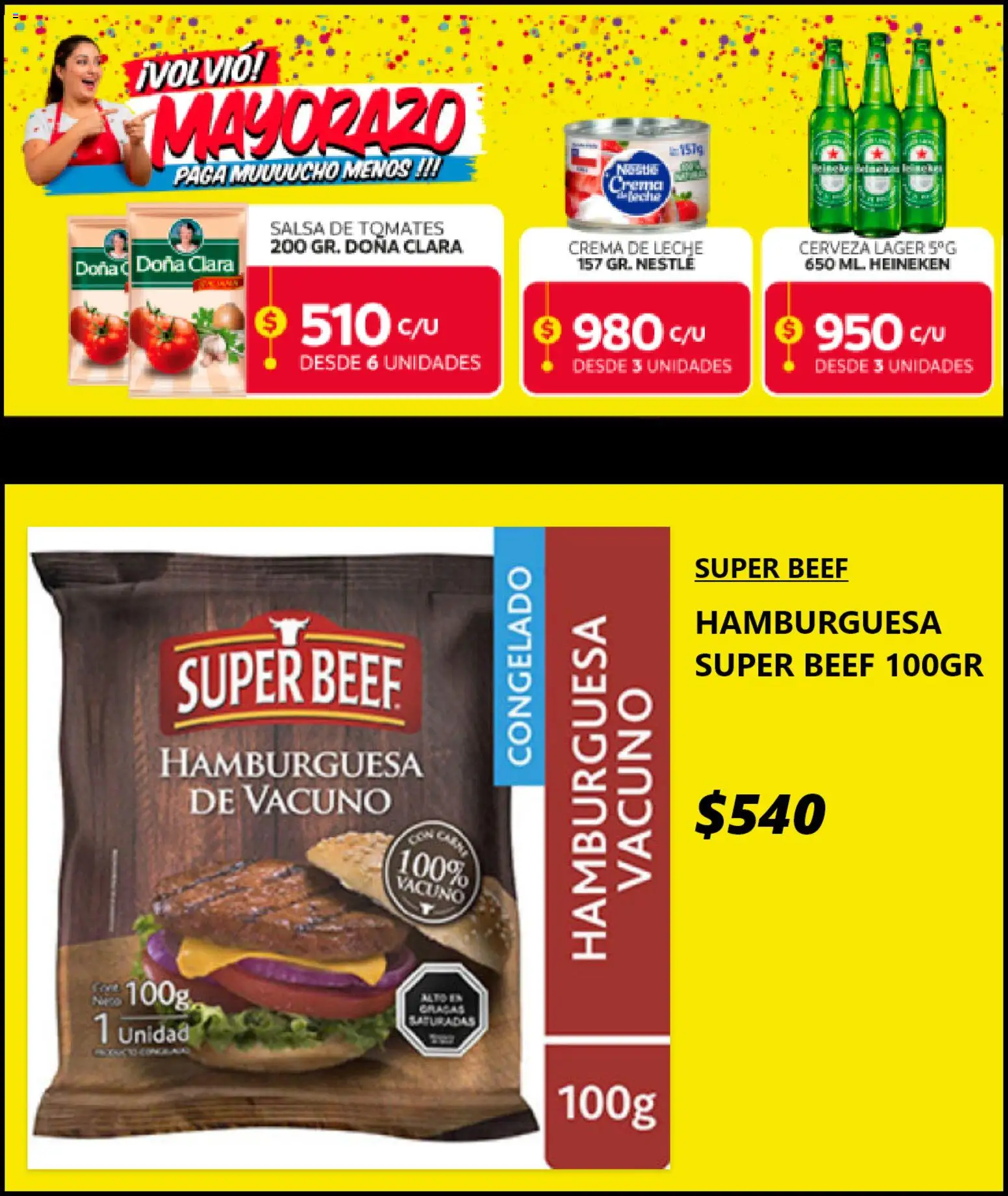 Central Mayorista ofertas  │ válido desde el 28.10.2025 | Página: 6 | Productos: Cerveza, Tomates, Crema de leche, Crema