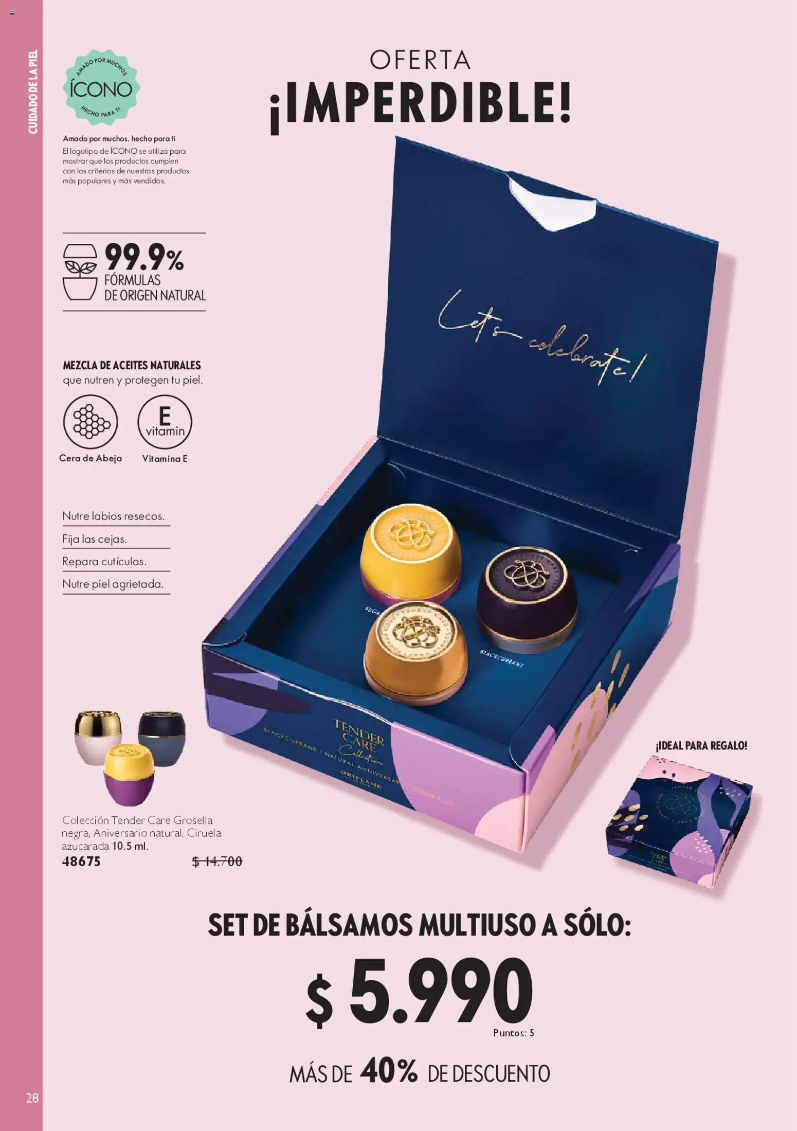 Oriflame ofertas  │ válido desde el 28.03.2026 | Página: 28 | Productos: Cera