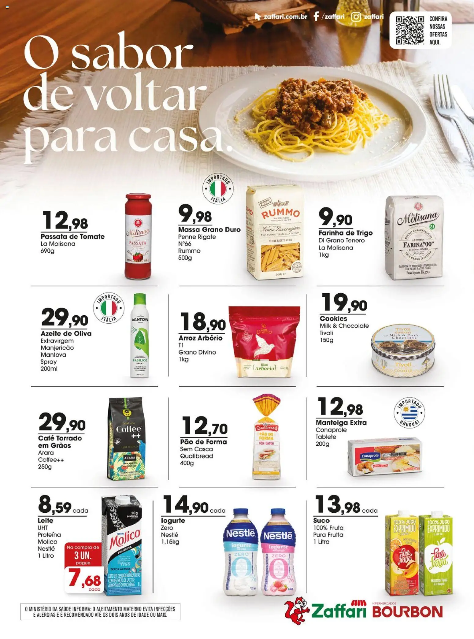 Zaffari Folheto - válido de 03.03.2026 | Página: 24 | Produtos: Pão, Café, Chocolate, Suco