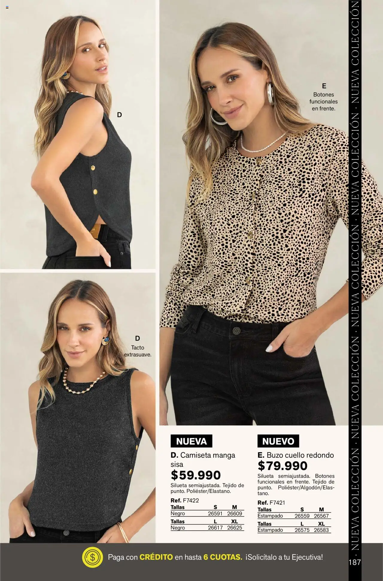 Leonisa revista - valida desde el 04.08.2025 | Página: 187 | Productos: Buzo, Camiseta, Cuello