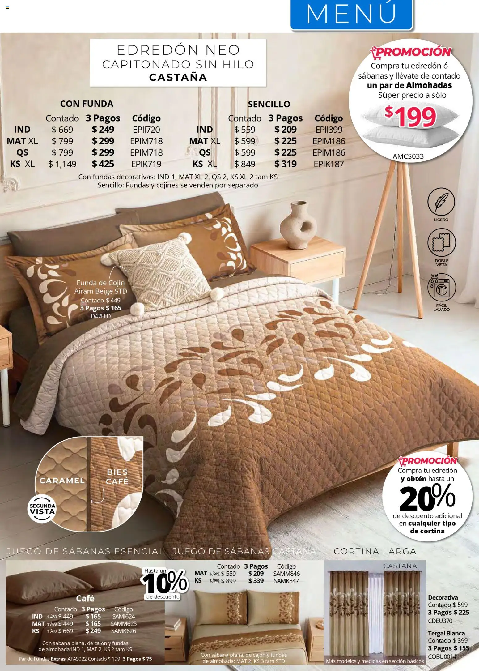 Nuevas ofertas de Colchas Concord válidas en toda la República Mexicana desde el 01.05.2026. ¡Encuentra las mejores ofertas en Colchas Concord catálogo! | Página: 86 | Productos: Café, Juego, Funda, Sabanas