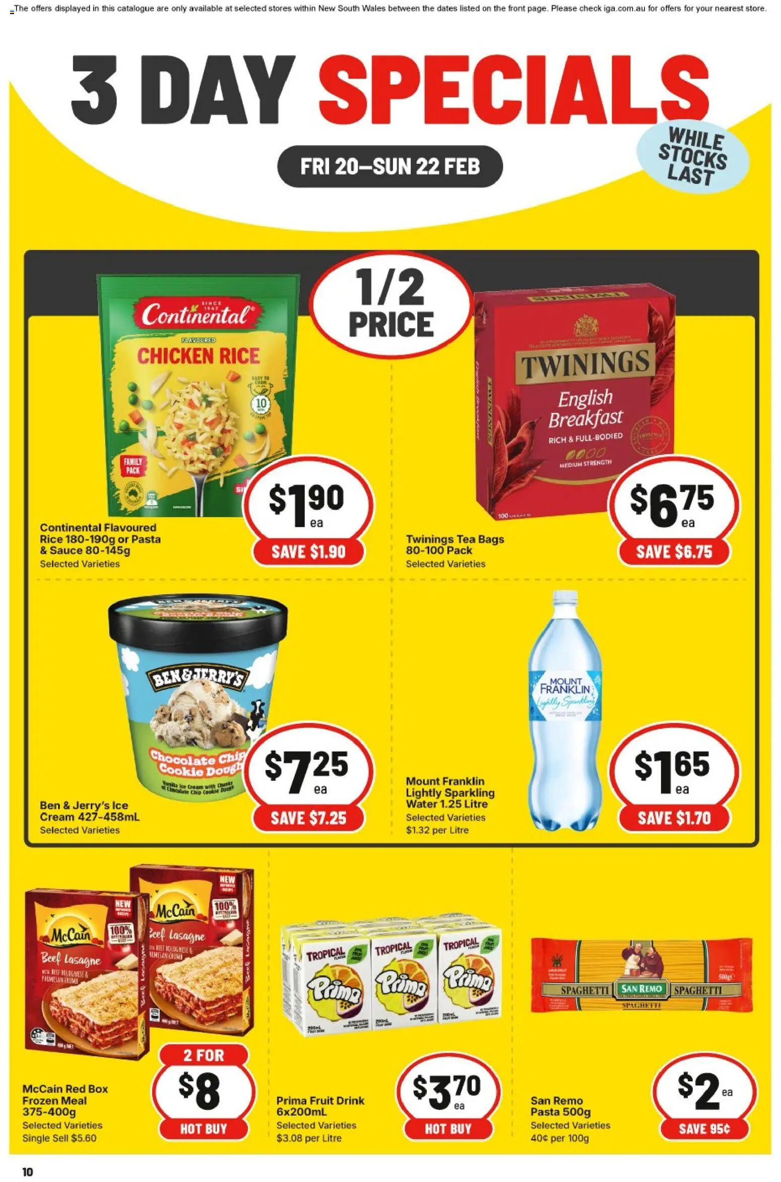 IGA catalogue - valid from 20.02.2026 | Page: 2 | Products: Box, Beef, Pasta, Cream