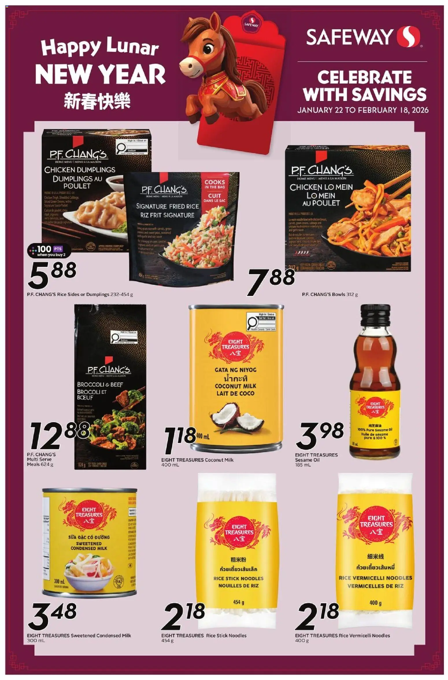 Safeway flyer valid from 22.01.2026 | Page: 1 | Products: Beef, Bag, Oil, Chicken