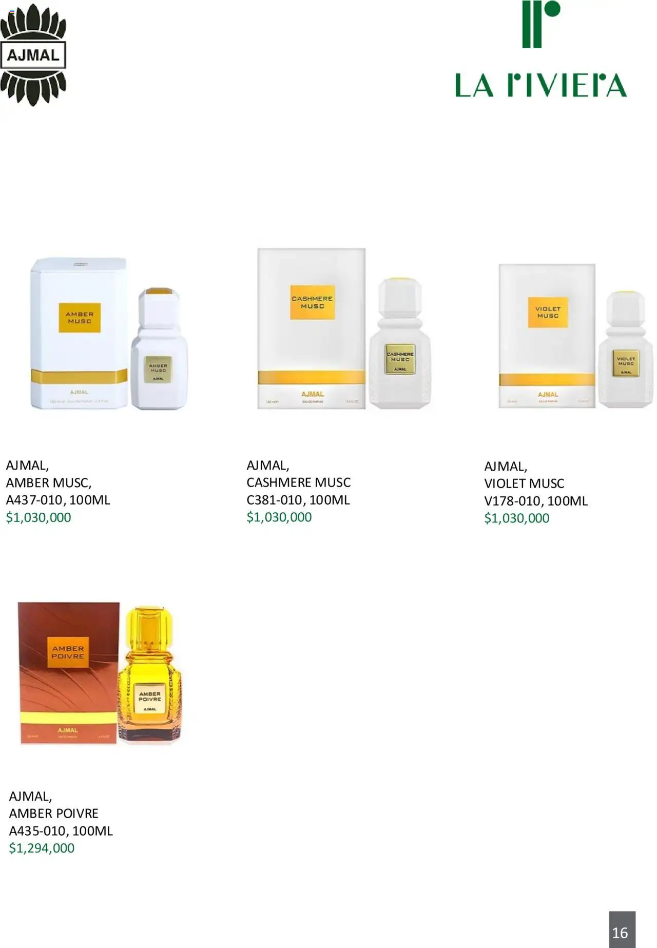 La riviera revista - valida desde el 01.10.2025 | Página: 16