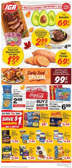 Preview of IGA weekly ads valid from 05.11.2025