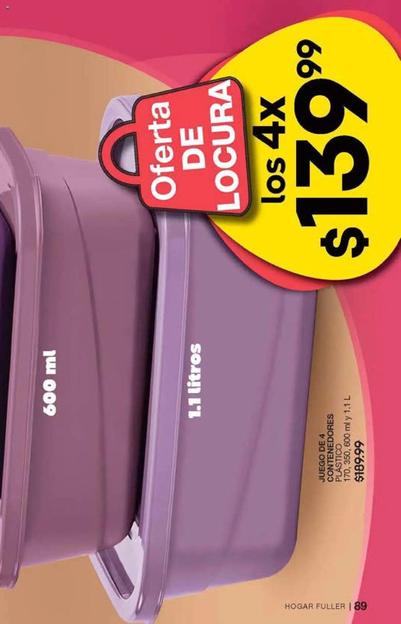 Nuevas ofertas de Fuller válidas en toda la República Mexicana desde el 15.10.2025. ¡Encuentra las mejores ofertas en Fuller - Campaña 14 2025! | Página: 89 | Productos: Juego