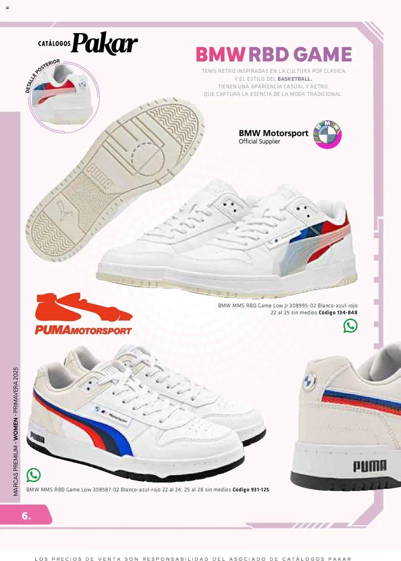 Nuevas ofertas de SC Pakar válidas en toda la República Mexicana desde el 06.03.2025. ¡Encuentra las mejores ofertas en SC Pakar catálogo Women! | Página: 6 | Productos: Tenis