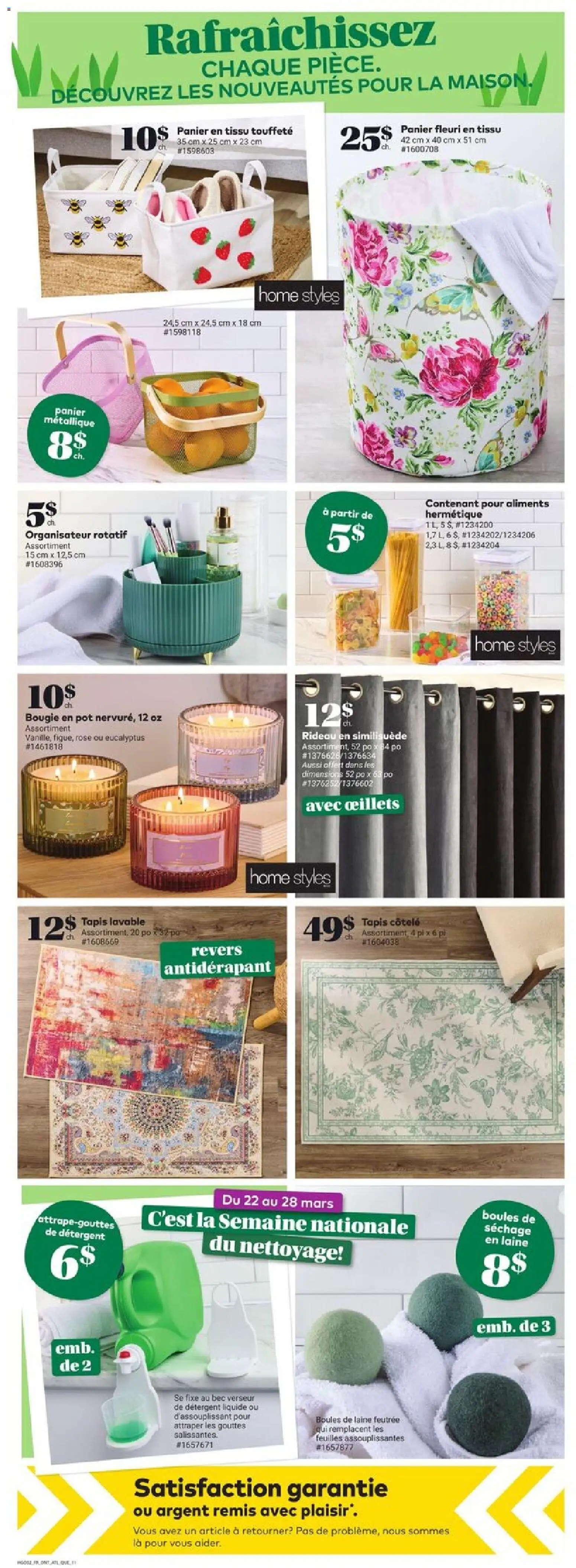 Giant Tiger flyer valid from 11.03.2026 | Page: 13 | Products: Dryer, Detergent, Basket