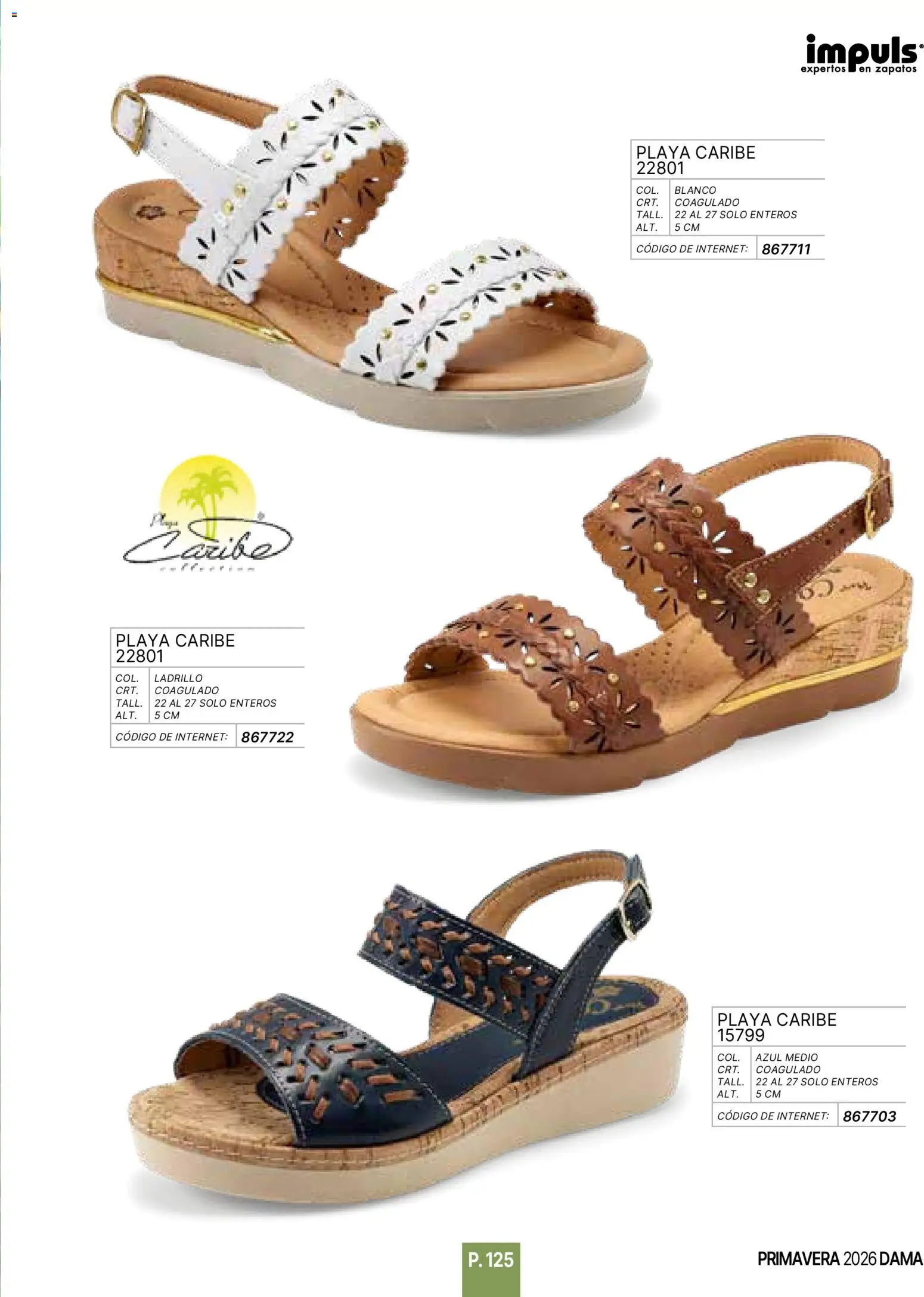 Nuevas ofertas de Impuls válidas en toda la República Mexicana desde el 01.01.2026. ¡Encuentra las mejores ofertas en Impuls catálogo Primavera! | Página: 127 | Productos: Zapatos, Ladrillo