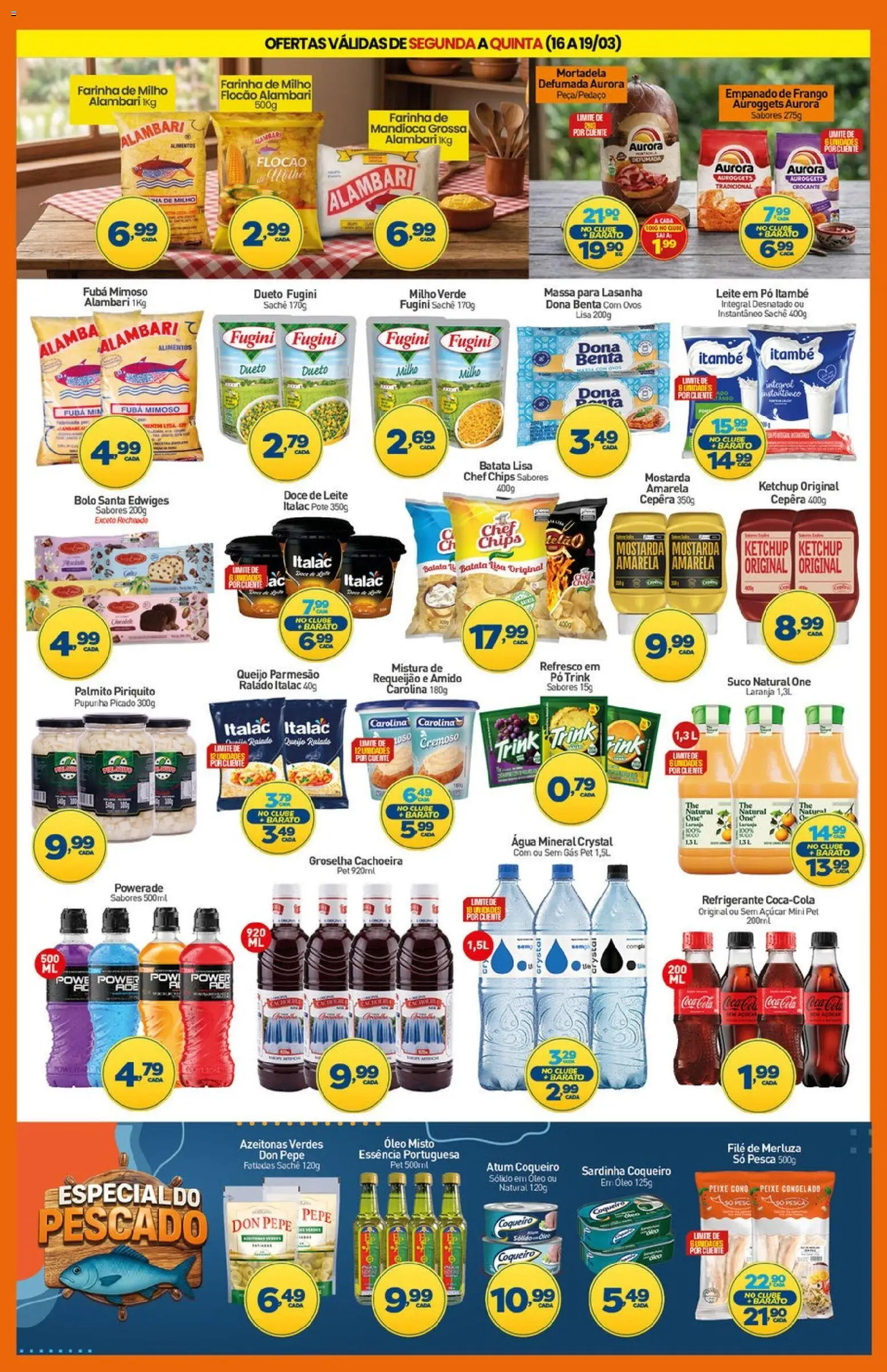 Rede Bom Lugar Folheto - válido de 16.03.2026 | Página: 2 | Produtos: Azeitonas, Pó, Fubá, Ovos