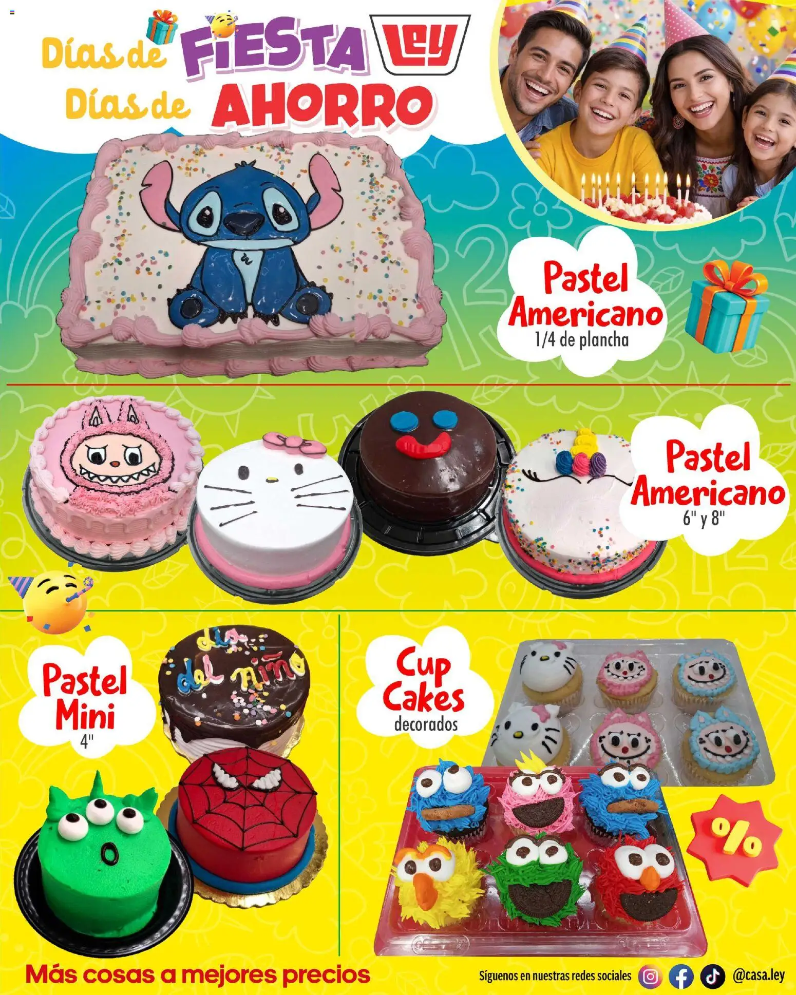 Nuevas ofertas de Casa Ley válidas en toda la República Mexicana desde el 26.04.2026. ¡Encuentra las mejores ofertas en Casa Ley folleto Casa Ley folleto Frontera suple Dia del Niño! | Página: 12 | Productos: Pastel, Plancha