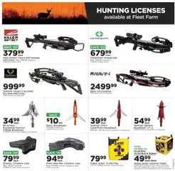 Preview of Mills Fleet Farm weekly ads valid from 16.10.2025 | Page: 6 | Products: Crossbow, Jacket