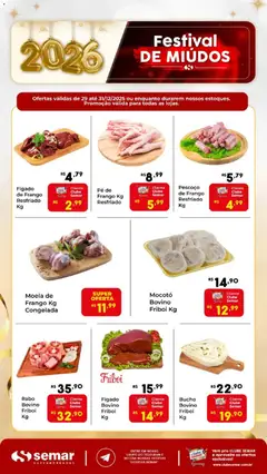 Semar Supermercado - Ofertas Miudos Fim de Semana - Pré-Visualização do folheto da loja Semar Supermercado, válido de 29.12.2025