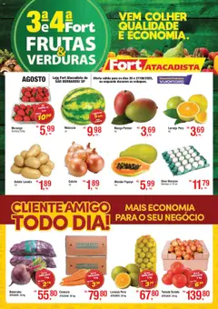 Fort Atacadista - Ofertas Frutas, Verduras - Pré-Visualização do folheto da loja Fort Atacadista, válido de 26.08.2025