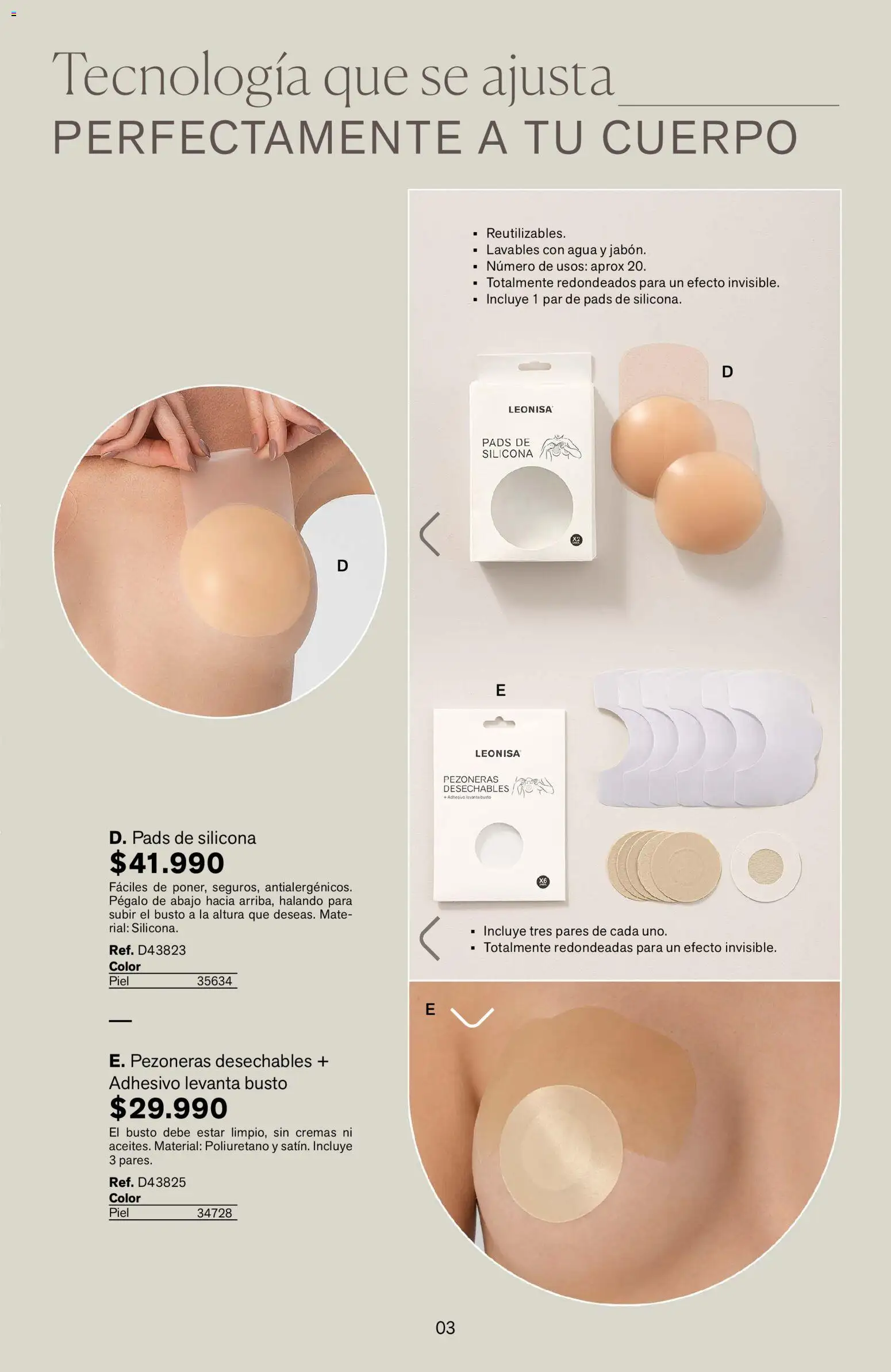 Leonisa revista - valida desde el 16.03.2026 | Página: 3 | Productos: Agua