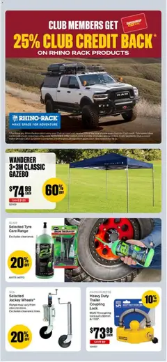 Preview of Supercheap Auto catalogue - valid from 08.04.2026 | Page: 21 | Products: Gazebo
