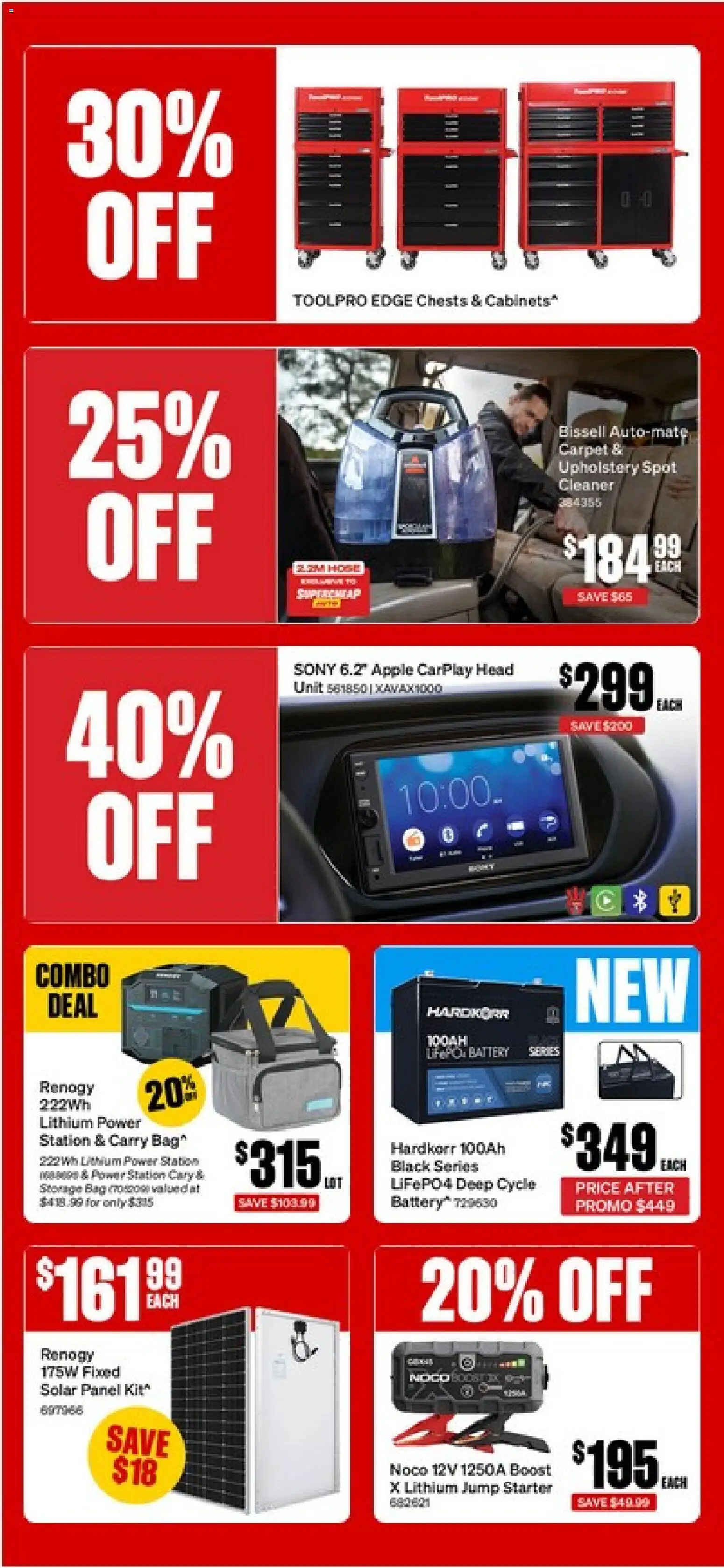 Supercheap Auto catalogue - valid from 08.04.2026 | Page: 4 | Products: Battery, Carpet, Cleaner, Bag