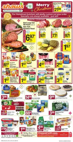 Preview of Shaw's weekly ads valid from 19.12.2025