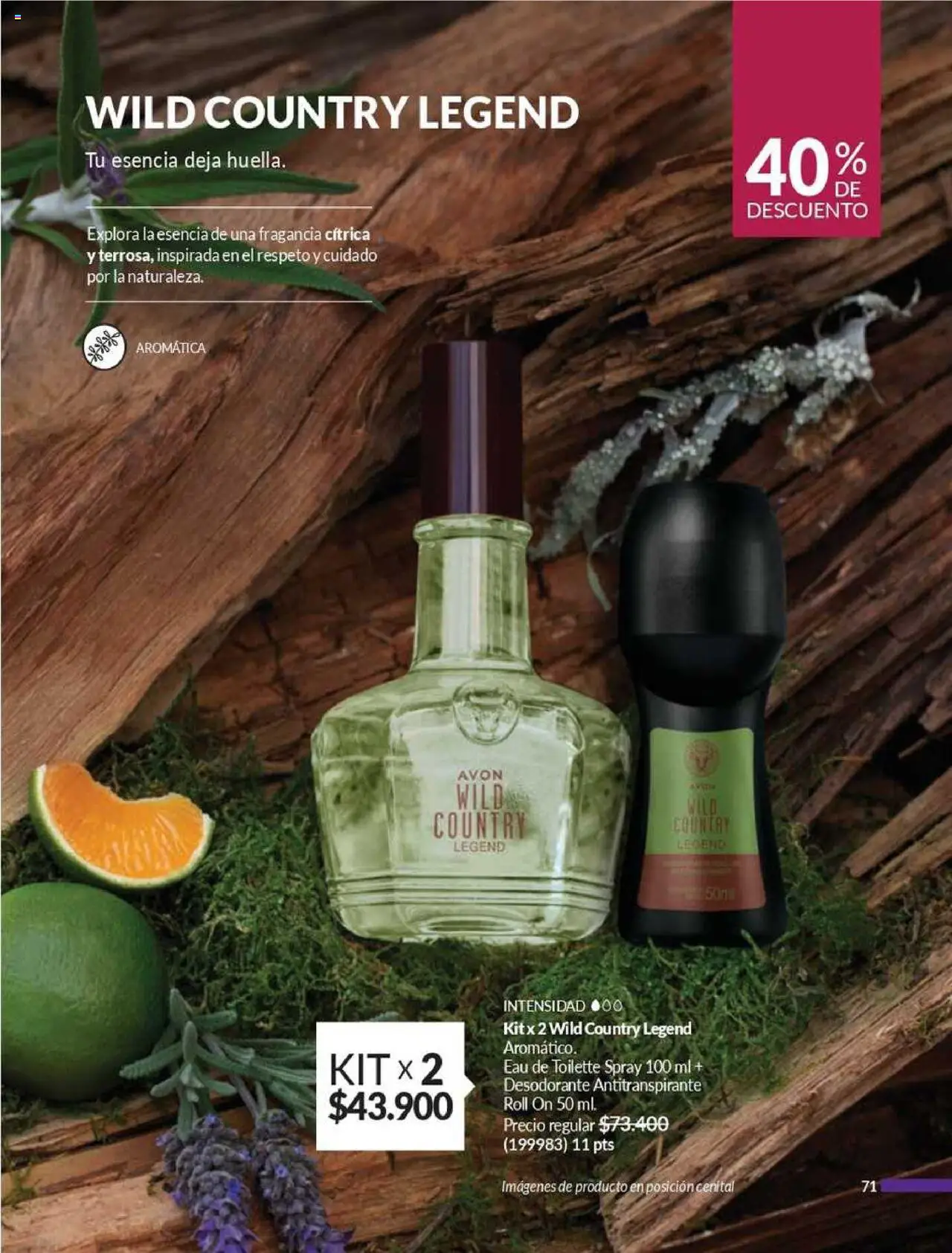 Avon revista - valida desde el 13.07.2025 | Página: 71 | Productos: Fragancia, Eau de toilette, Desodorante, Antitranspirante