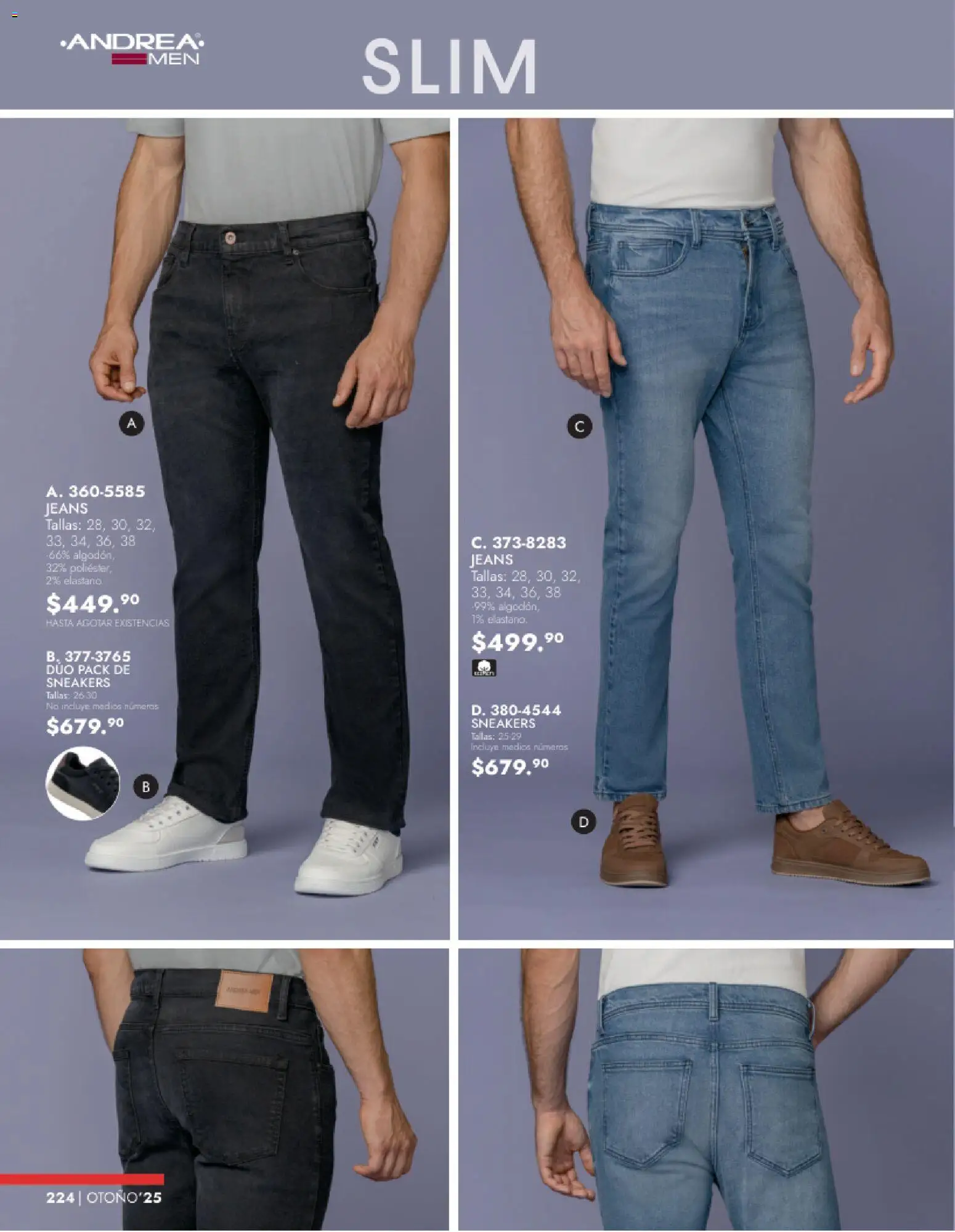 Nuevas ofertas de Andrea válidas en toda la República Mexicana desde el 26.11.2025. ¡Encuentra las mejores ofertas en Andrea catálogo Vestir Caballero otoño! | Página: 62
