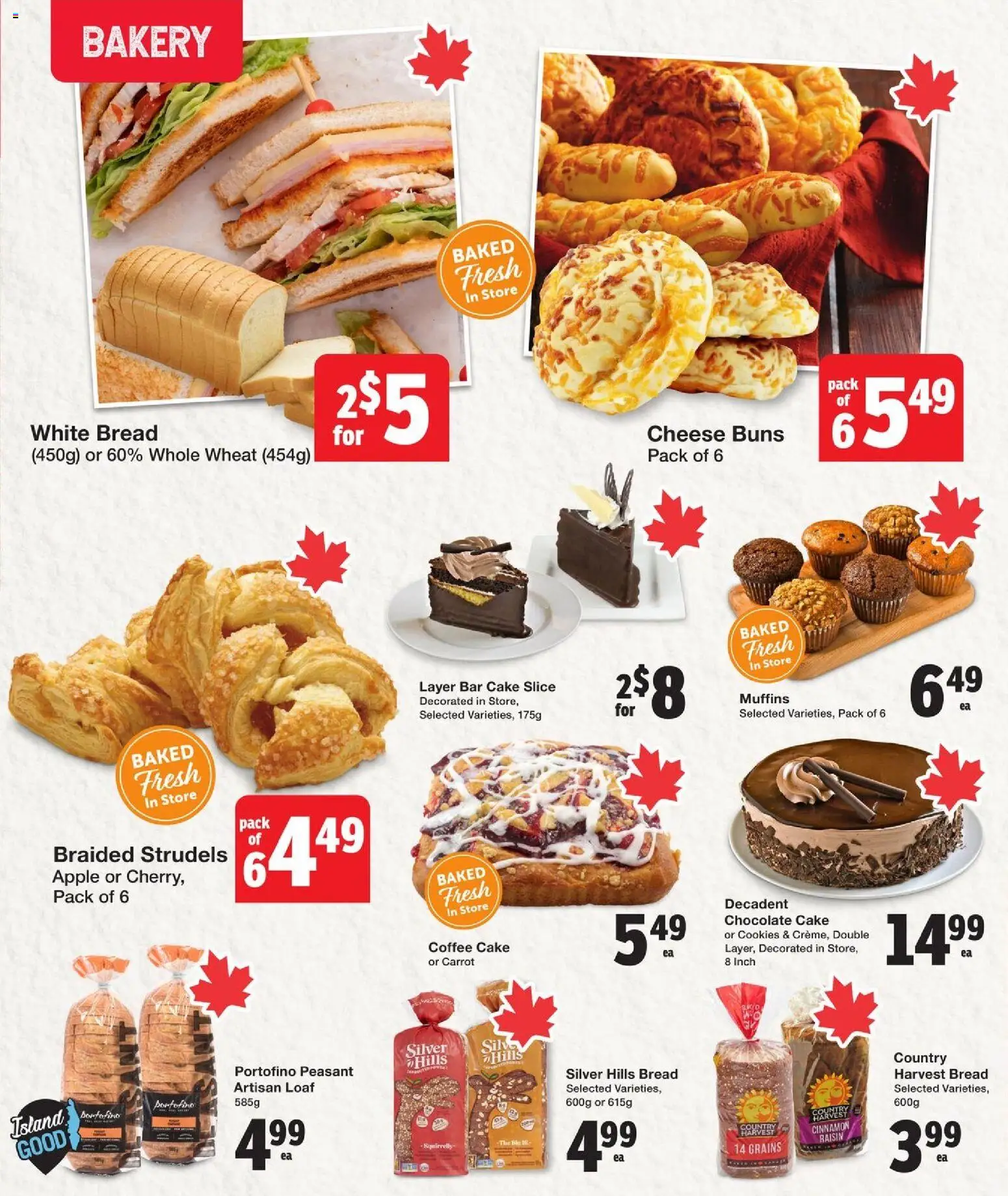 Quality Foods flyer valid from 08.01.2026 | Page: 6 | Products: Bakery, Cheese, Coffee, Chocolate