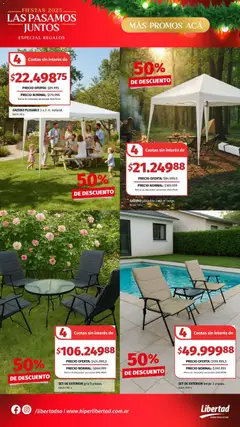 Vista previa Hipermercado Libertad - Especial Regalos  válido desde el 04.12.2025 | Página: 10 | Productos: Gazebo