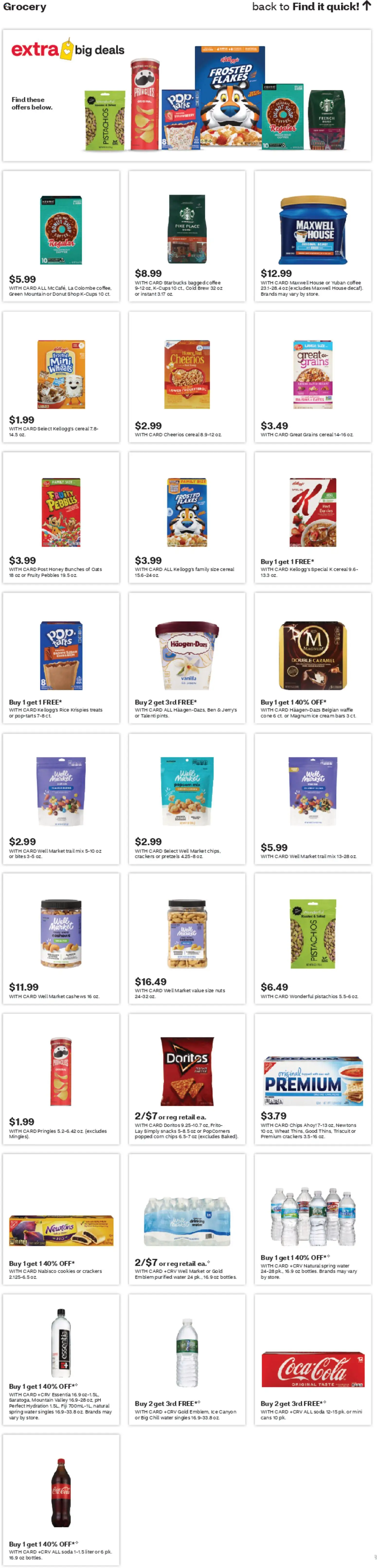 CVS Pharmacy Weekly Ad - WA - valid from 15.02.2026 | Page: 17 | Products: Corn, Coffee, Cookies, Ice cream