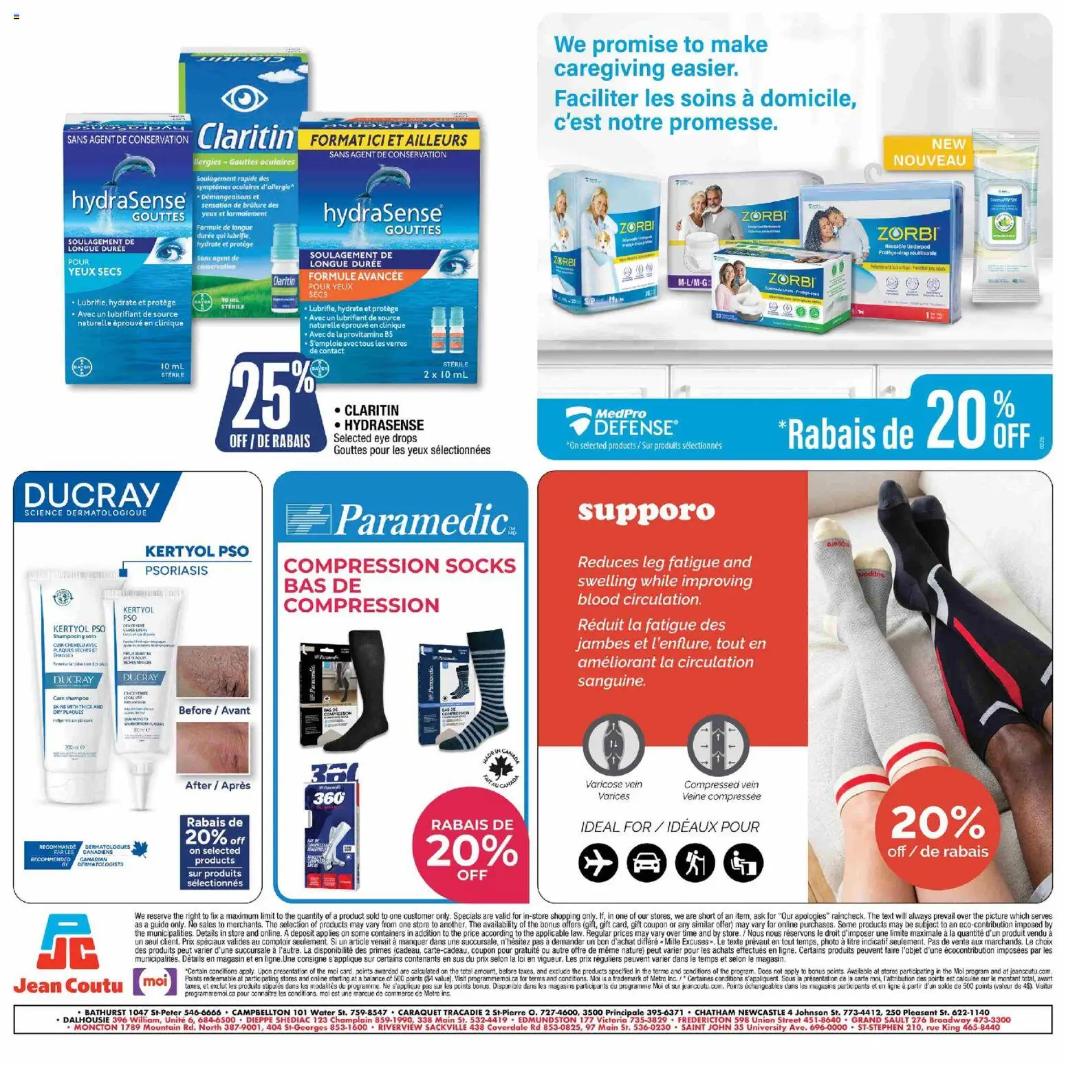 Jean Coutu flyer valid from 26.03.2026 | Page: 8 | Products: Shampoo, Socks