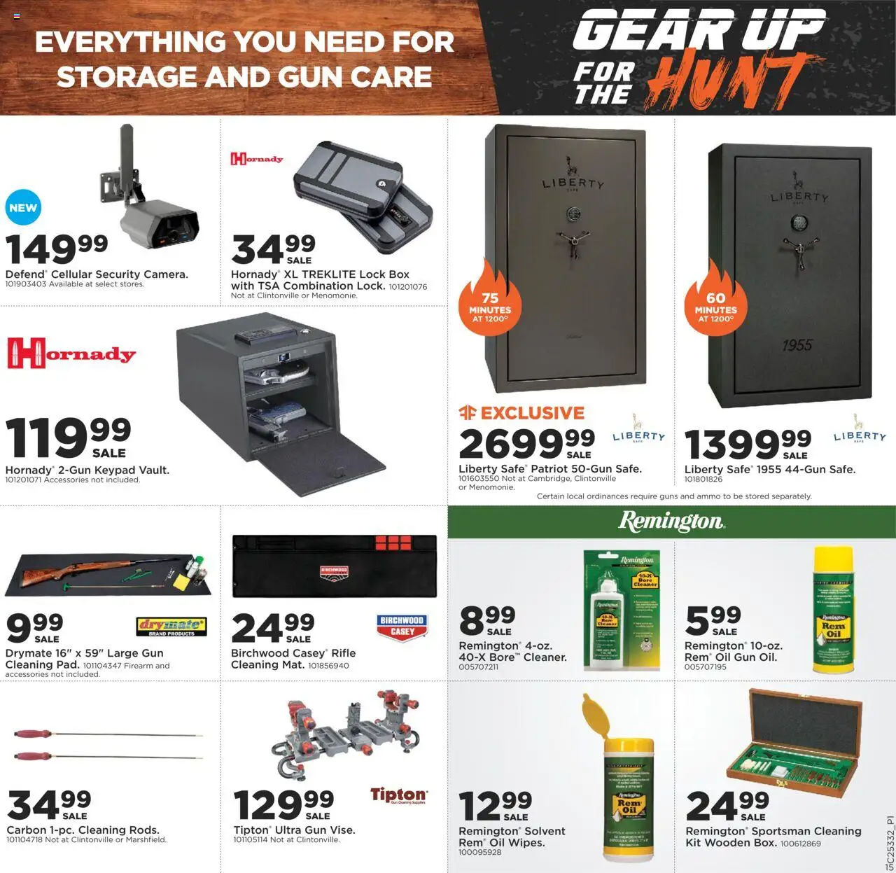 Mills Fleet Farm Gear Up For the Hunt - valid from 14.08.2025 | Page: 15 | Products: Box, Oil, Gun, Rifle